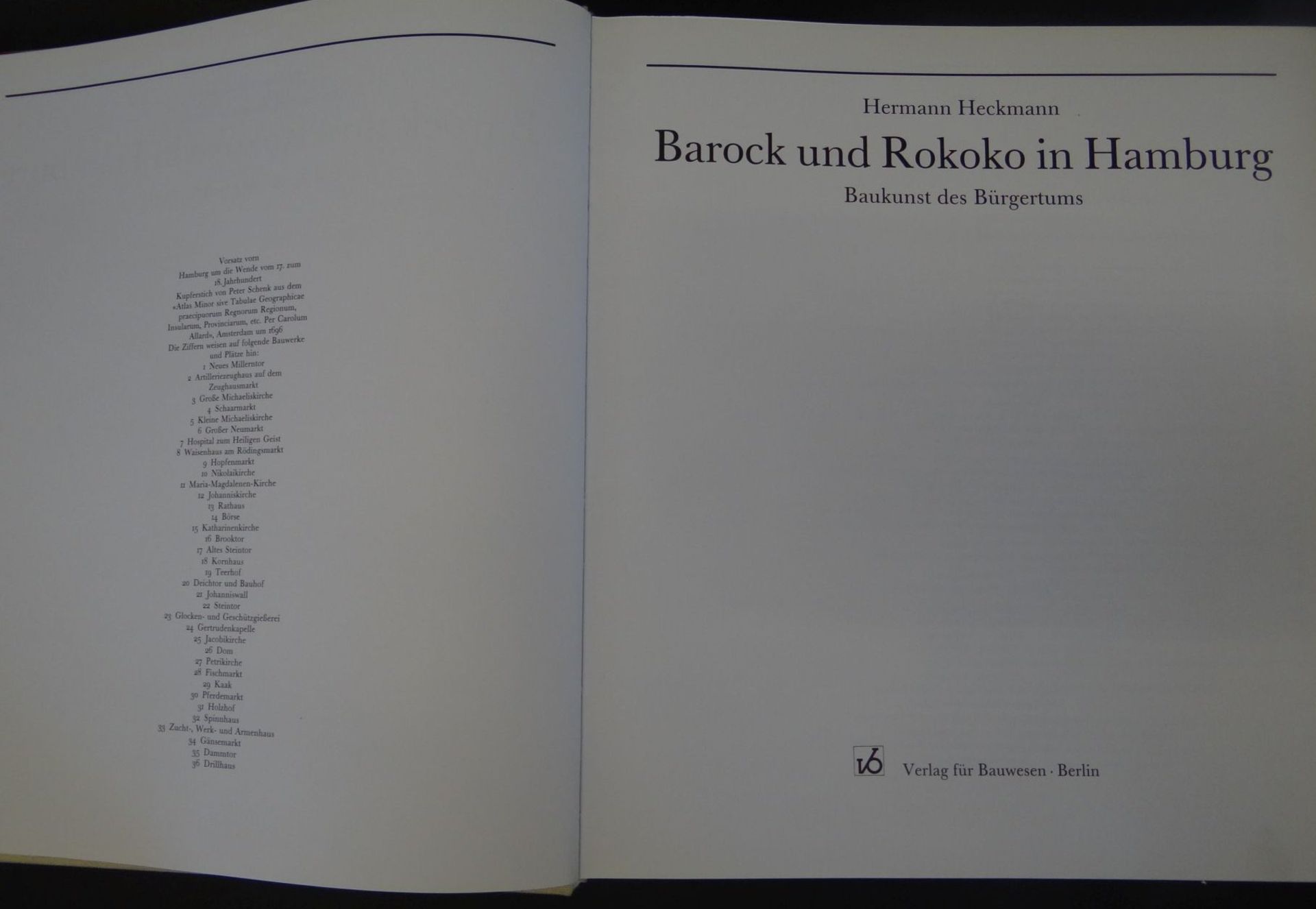 Grossbildband "Barock und Rokoko in Hamburg", guter Zustand - Bild 3 aus 6