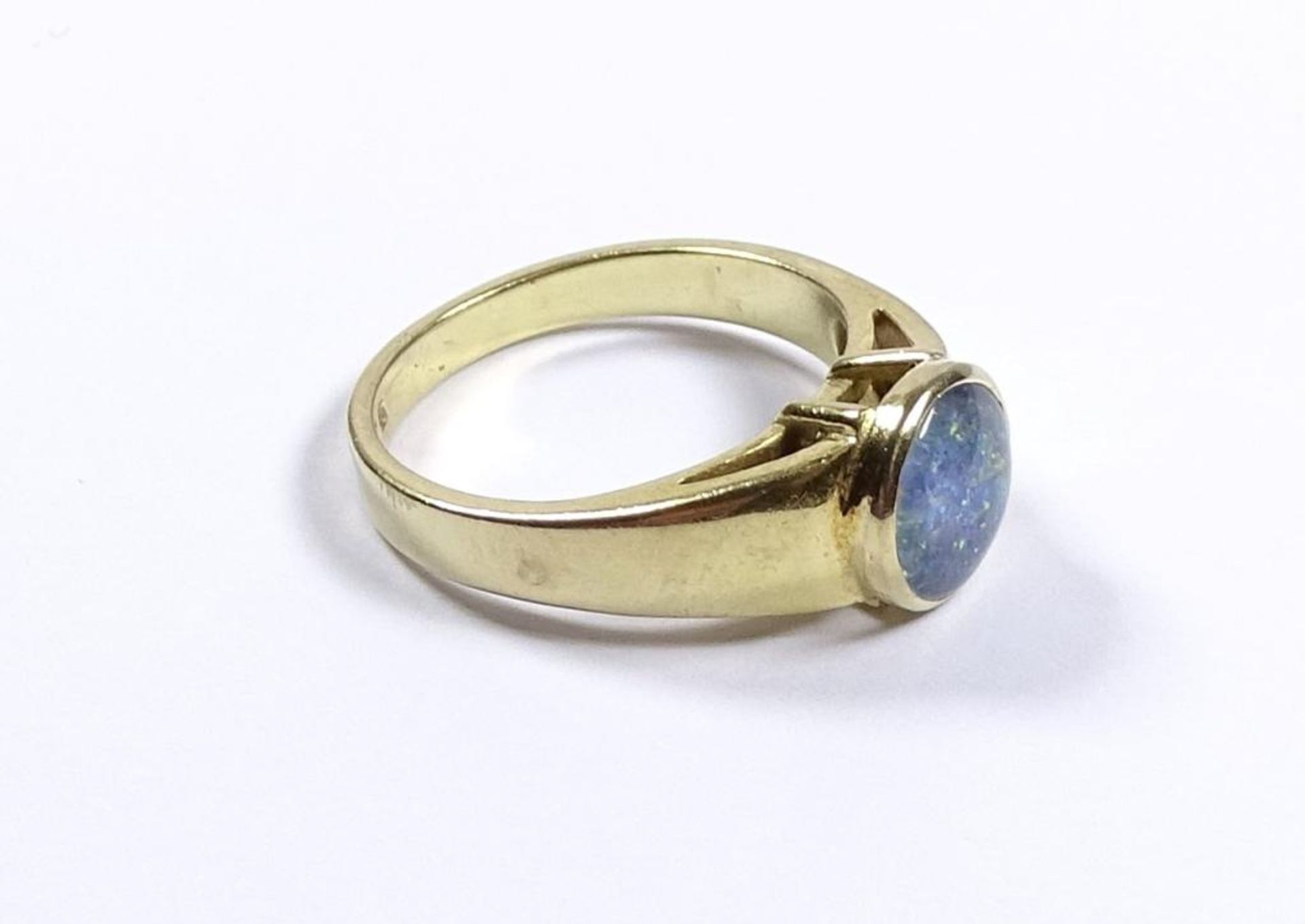 Opal-Ring-GG 333/000, 3,9gr., RG 54 , Opal d- 7,5mm - Bild 3 aus 4