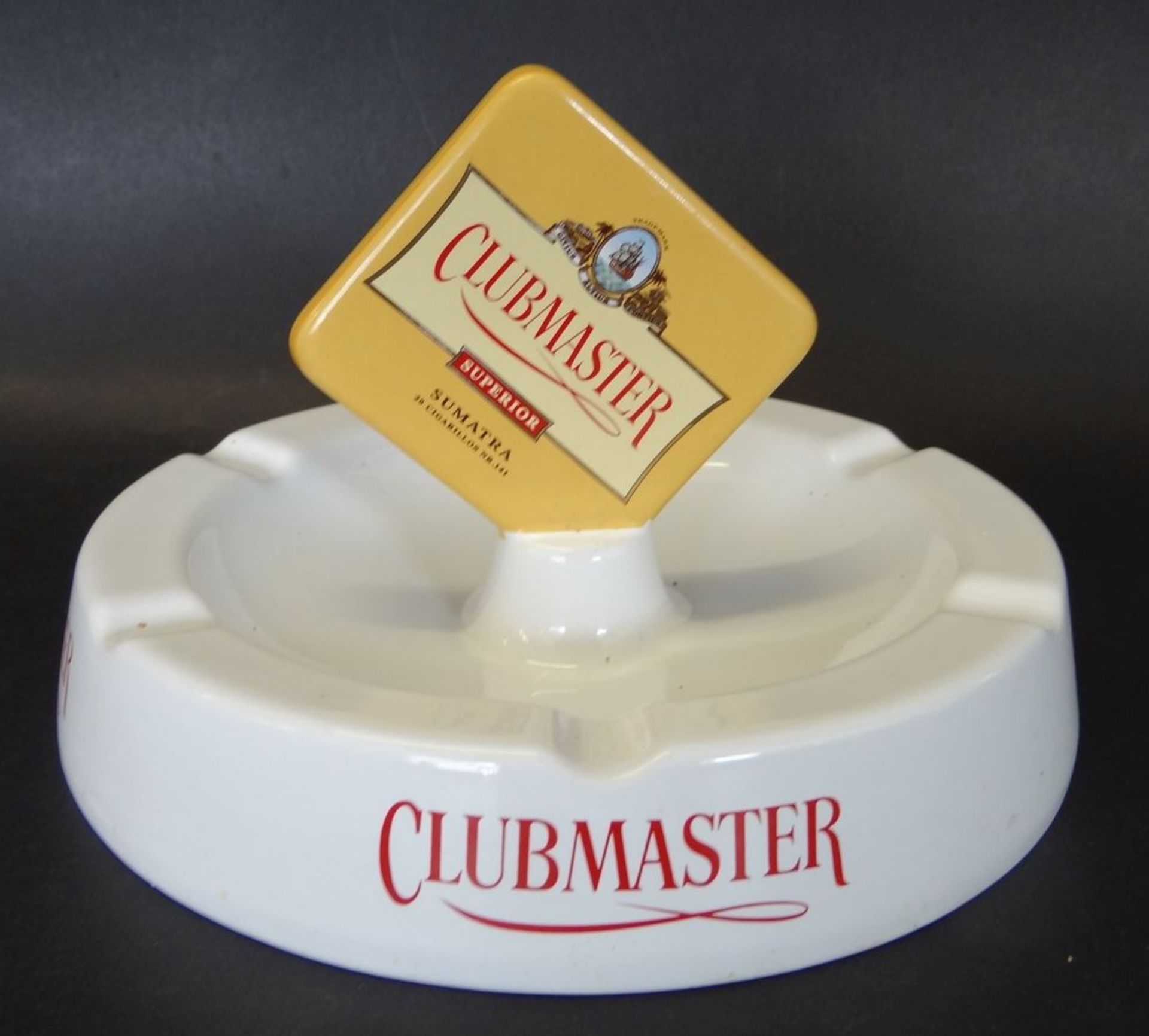 grosser Stammtisch-Werbeascher "Clubmaster", D-21 cm - Bild 2 aus 4