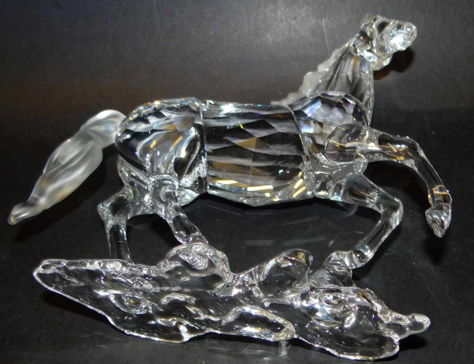 grosses Pferd von Swarowski, in orig. Kasten, neuwertig, H-15 cm, L-15 cm - Bild 8 aus 8