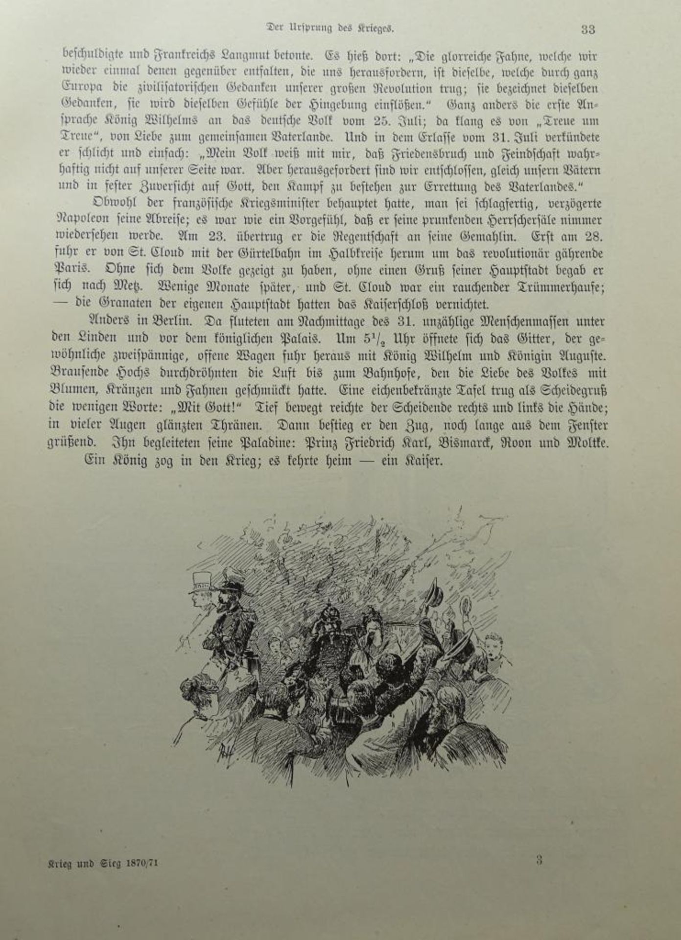 Ein Gedenkbuch-Krieg und Sieg 1870-71 - Bild 4 aus 5
