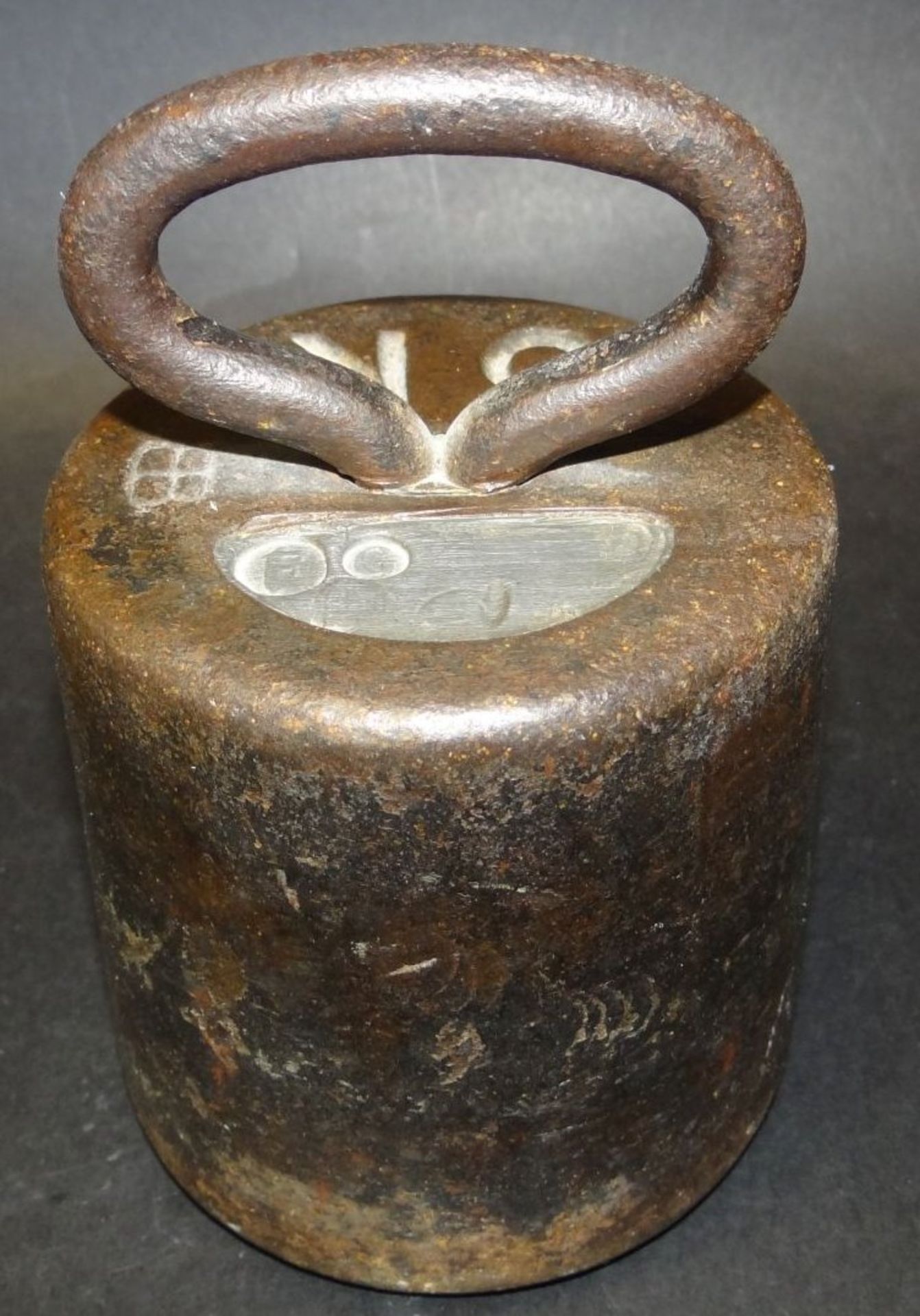 5 kg Eisengewicht mit Tragegriff, H-14 cm - Bild 2 aus 4
