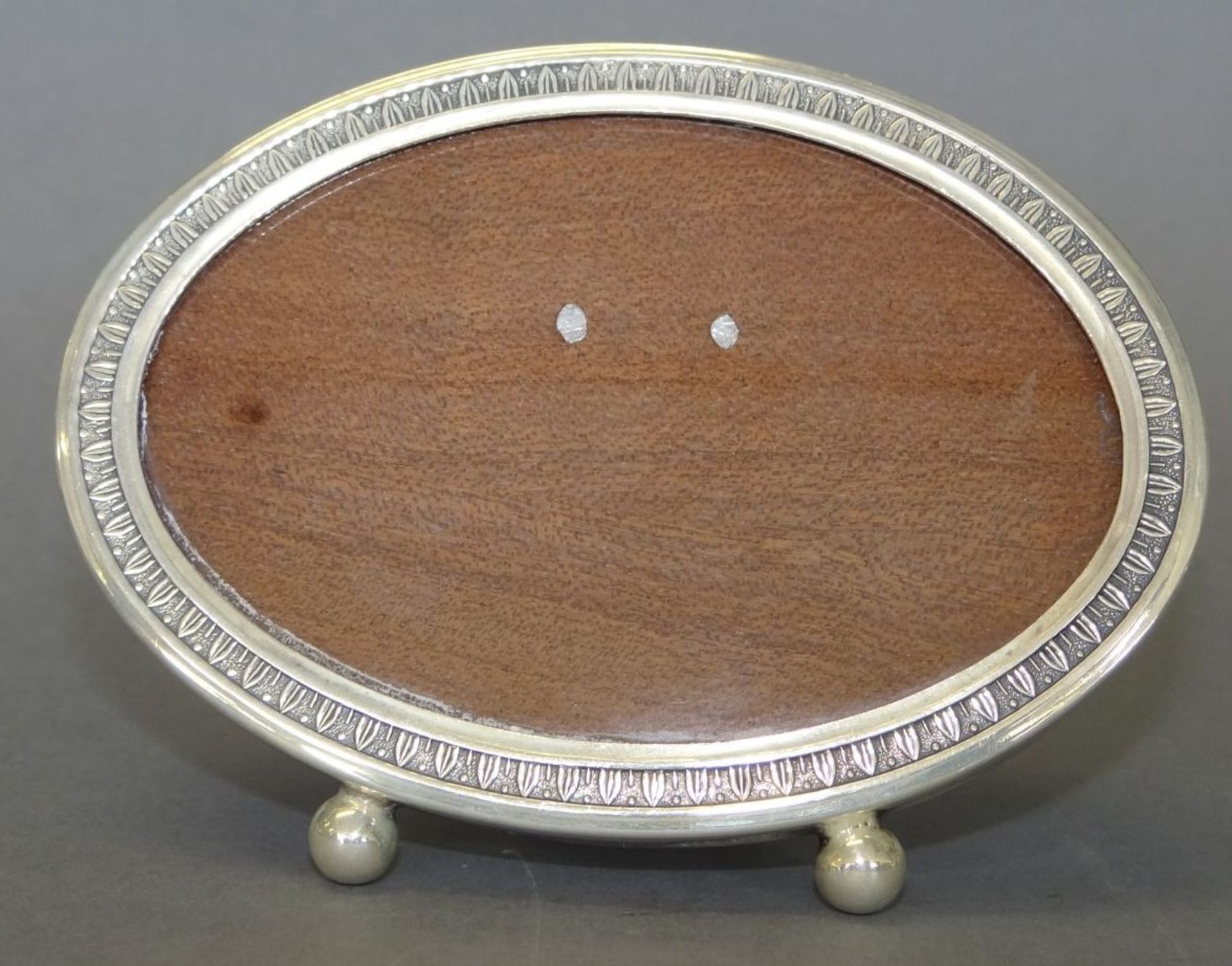 ovaler Fotorahmen, Silber-835-, 10x7,5 cm