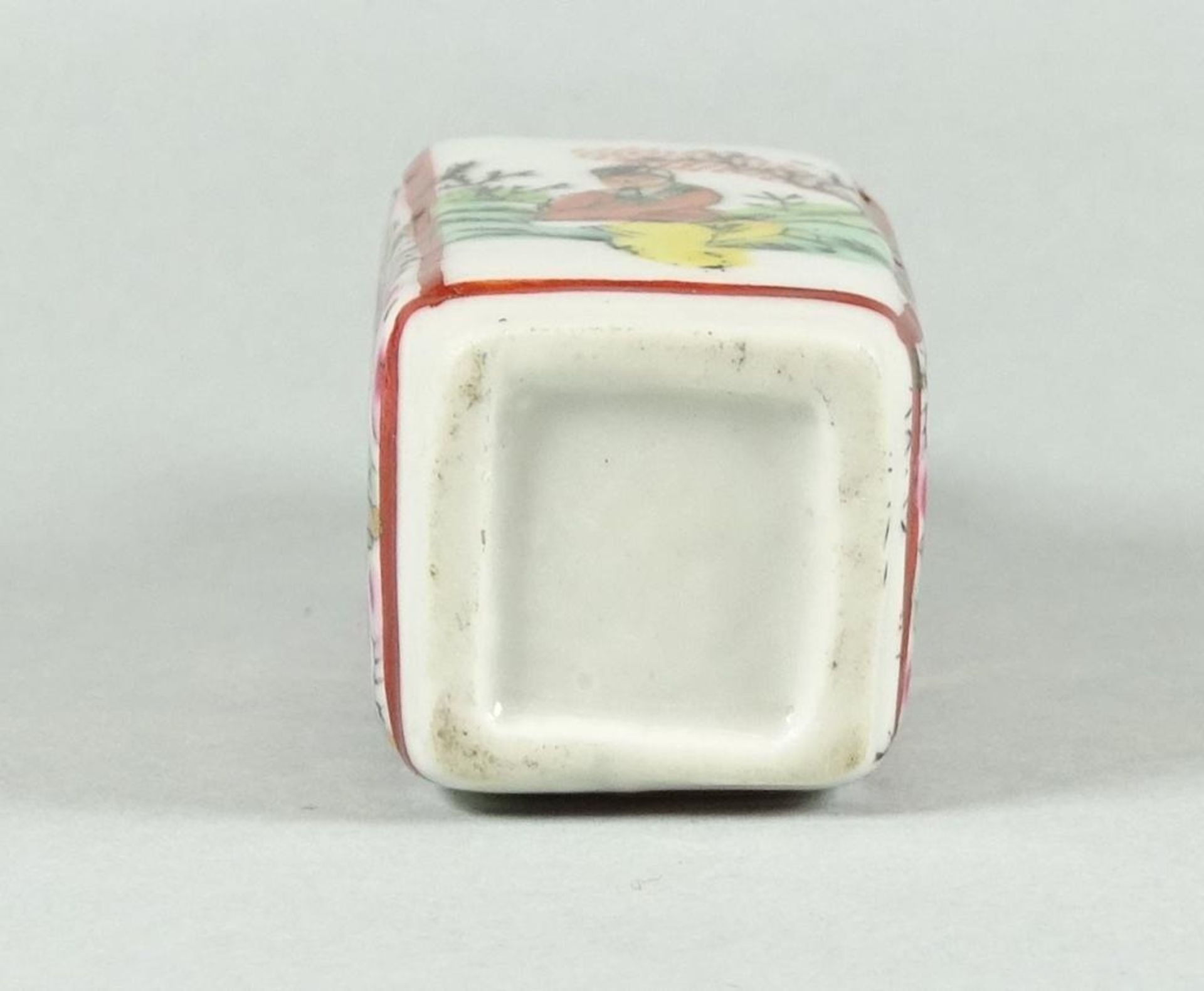 Snuffbottle, Porzellan bemalt, H-7 cm - Bild 3 aus 4