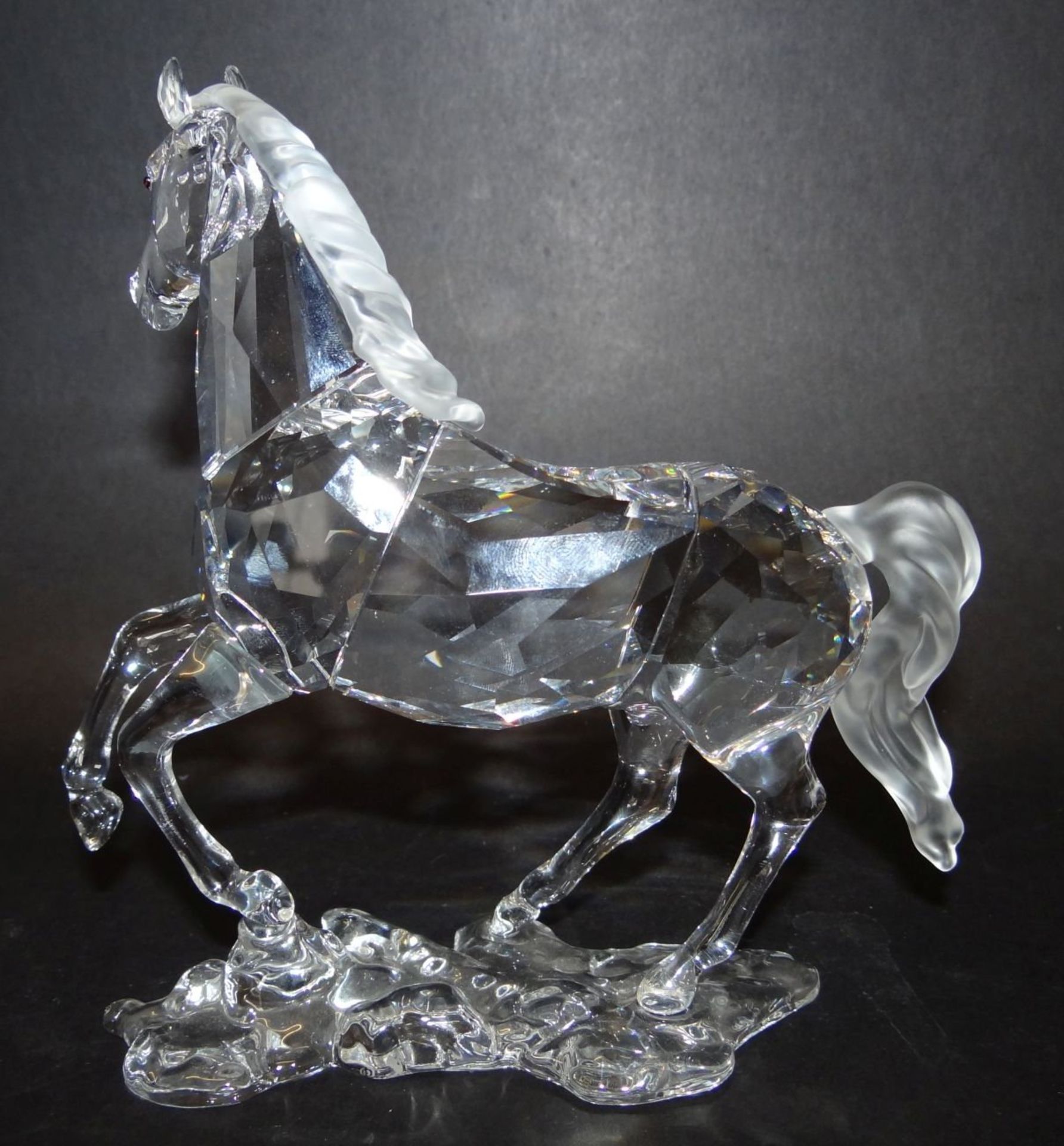 grosses Pferd von Swarowski, in orig. Kasten, neuwertig, H-15 cm, L-15 cm - Bild 5 aus 8