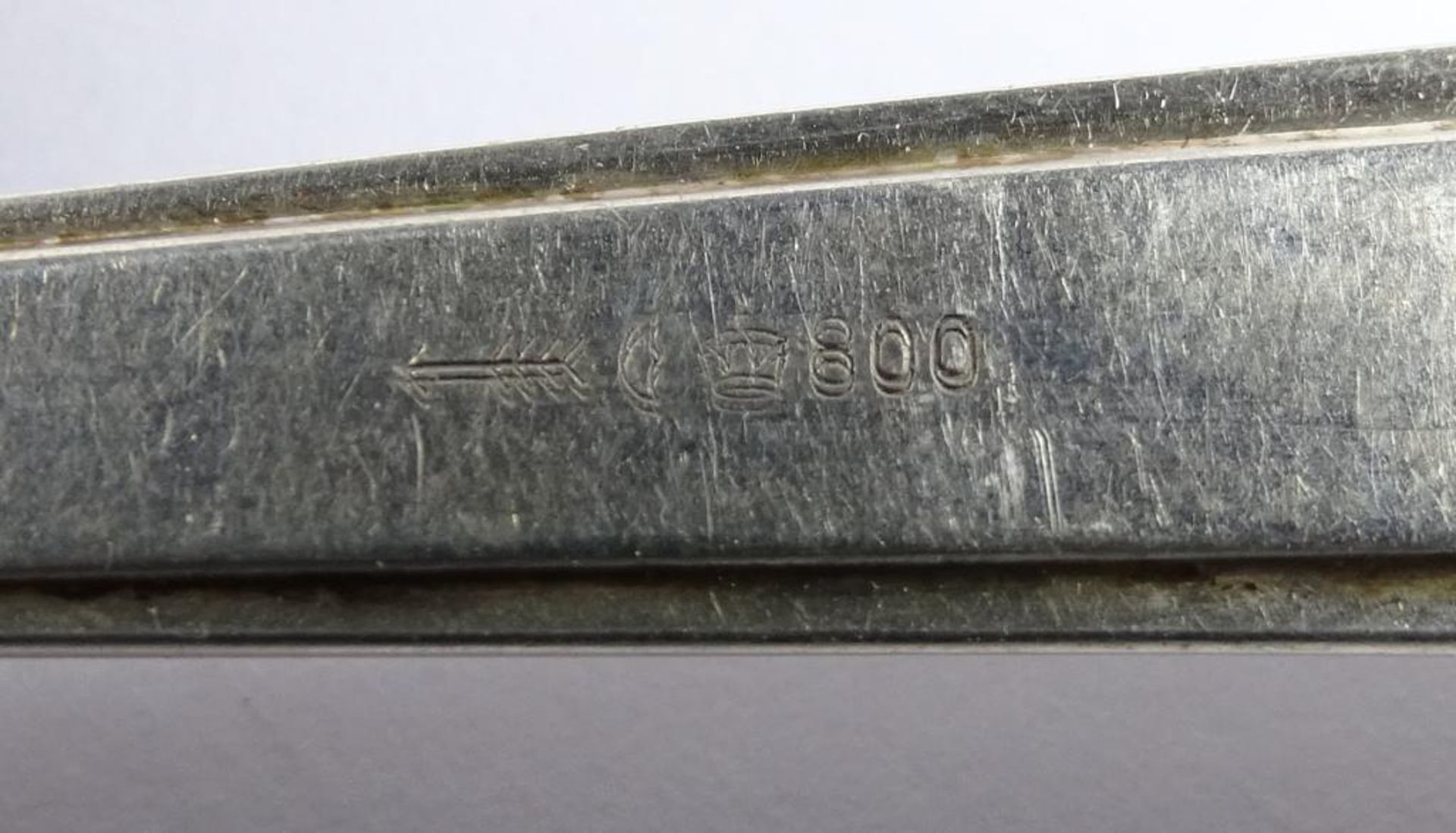4 Teelöffel,Silber -800-,L-13,5cm, zus.77,9gr - Bild 2 aus 2