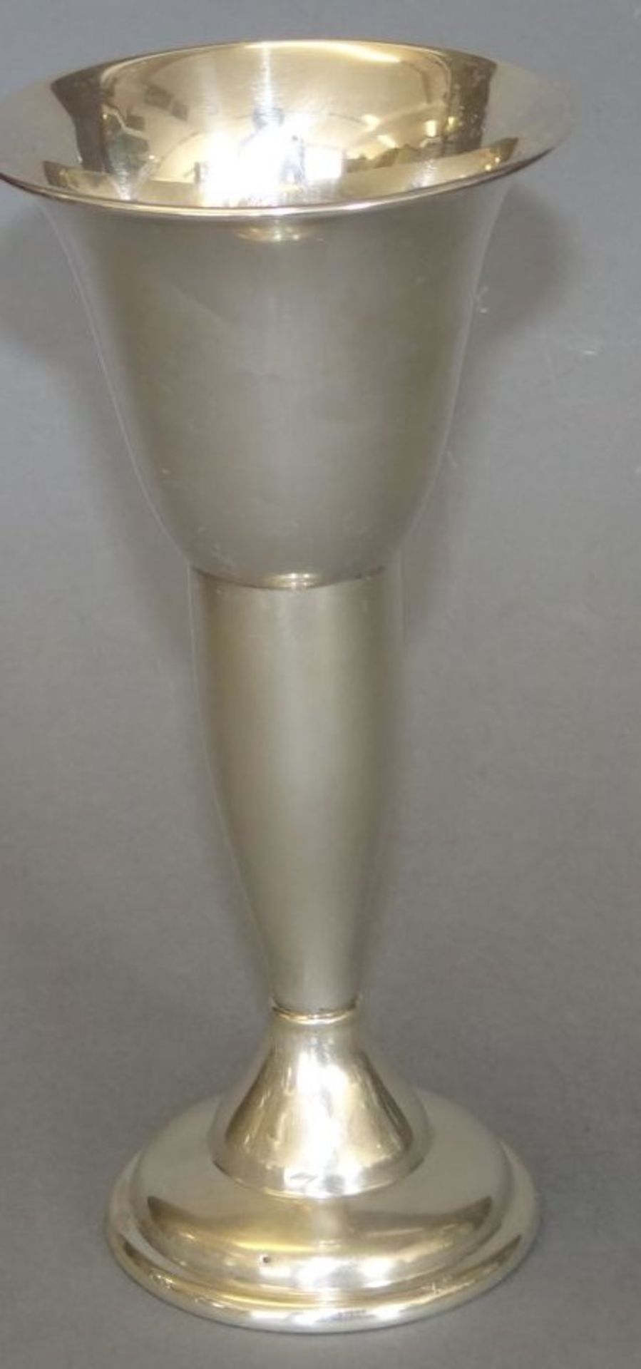 Vase, Silber-800-, gefüllter Stand, H-16 cm, 156,5 gr
