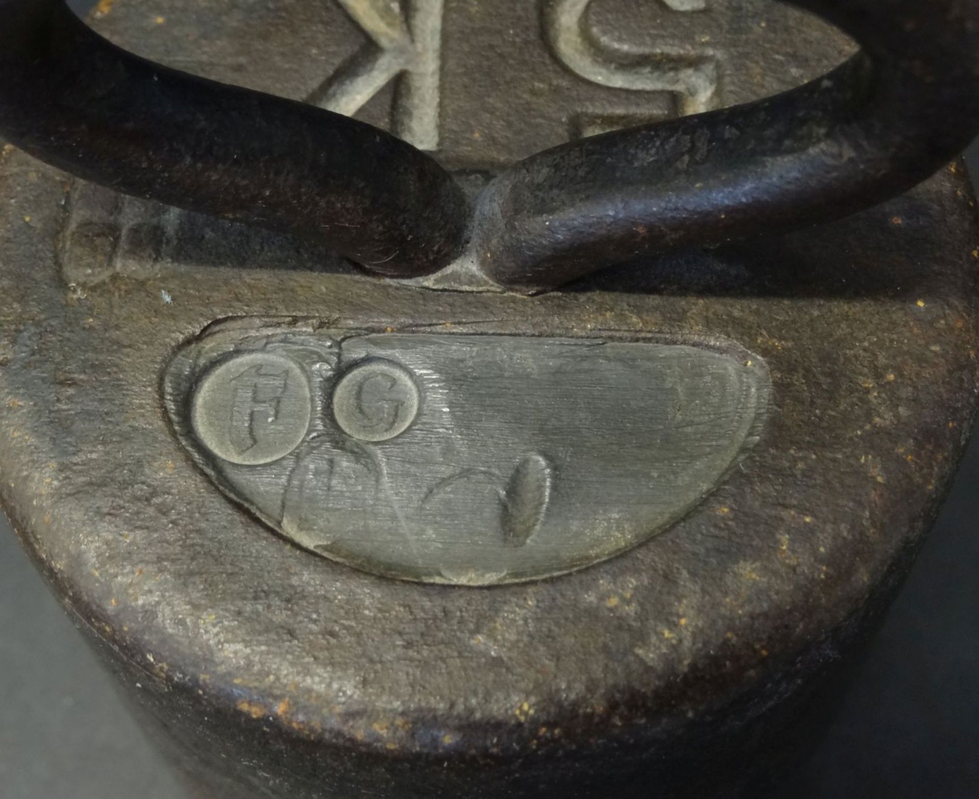5 kg Eisengewicht mit Tragegriff, H-14 cm - Bild 3 aus 4