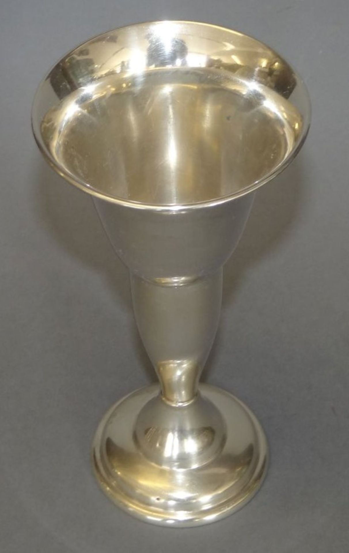 Vase, Silber-800-, gefüllter Stand, H-16 cm, 156,5 gr - Bild 2 aus 6