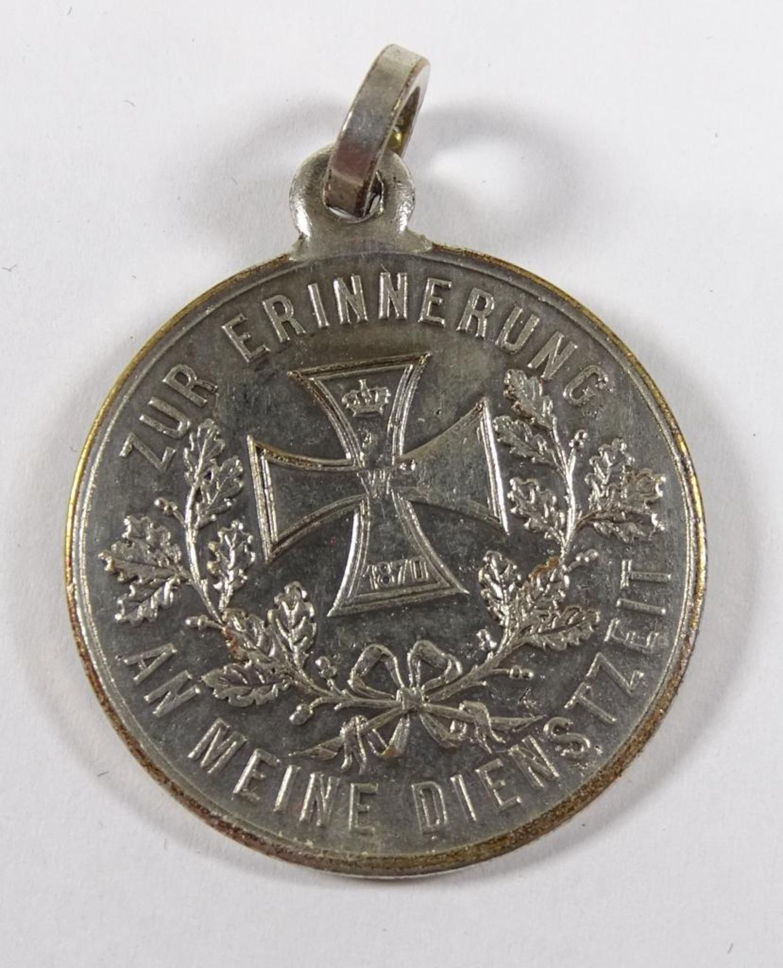 Medaille "Wilhelm, Deutscher Kaiser" versilbert