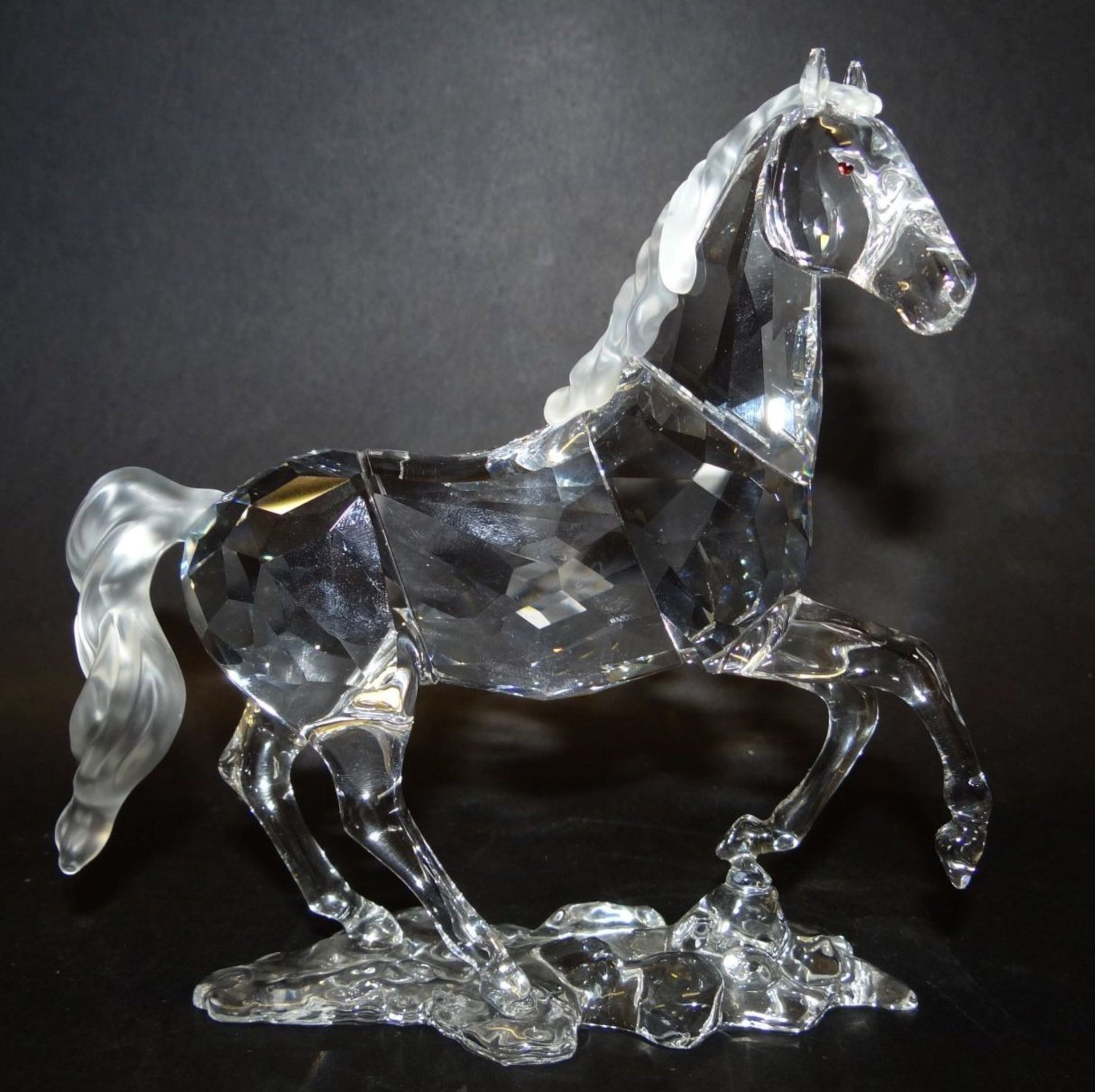 grosses Pferd von Swarowski, in orig. Kasten, neuwertig, H-15 cm, L-15 cm - Bild 2 aus 8