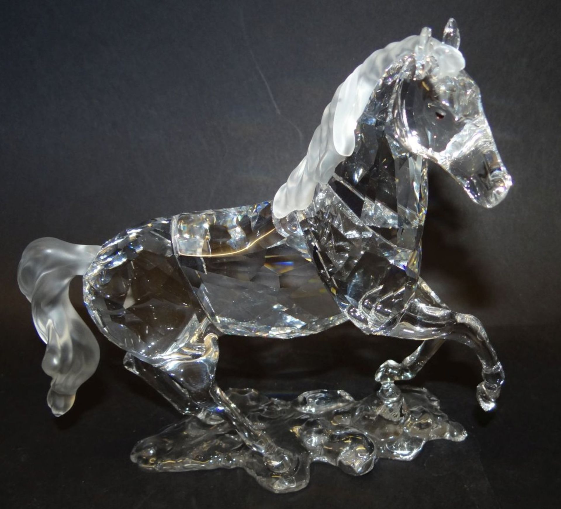grosses Pferd von Swarowski, in orig. Kasten, neuwertig, H-15 cm, L-15 cm - Bild 7 aus 8