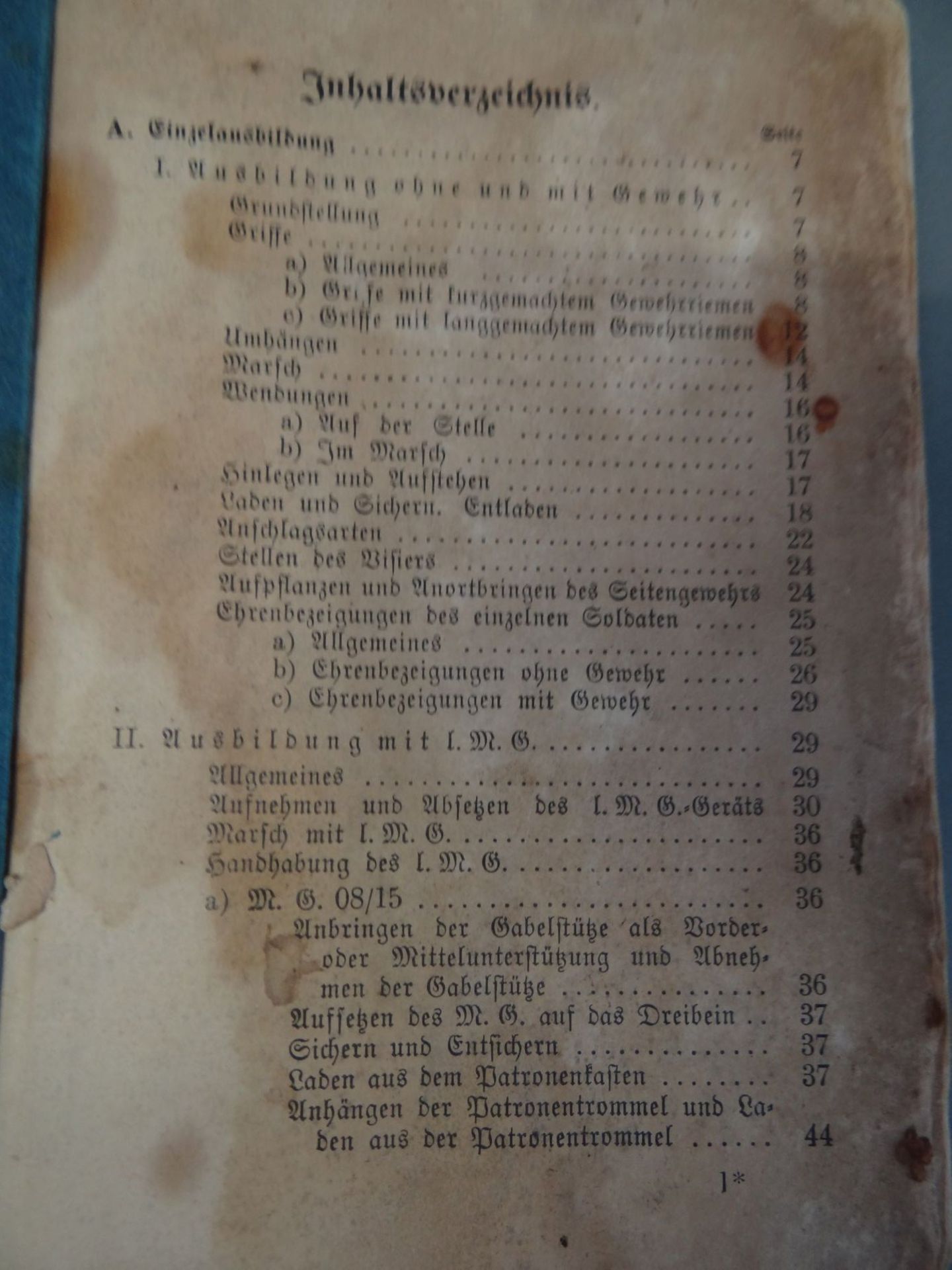 Büchlein, Ausbildung am Gewehr oder ähnliches?, Wehrmacht, Titelseite mit Titel etc. fehlt, 15x10 - Bild 2 aus 8