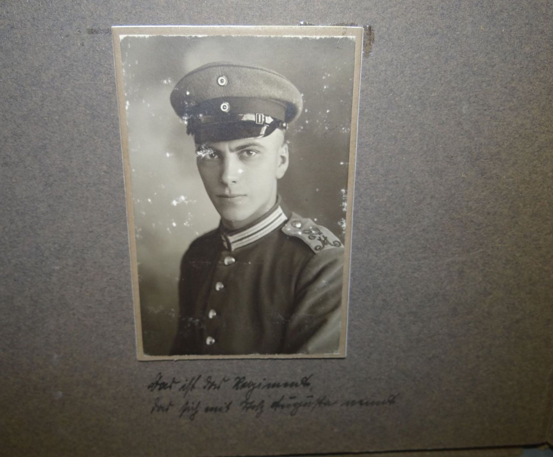 Fotoalbum, 1900-1917,43 Stück, hpts. Soldatenbilder 1.W - Bild 7 aus 7