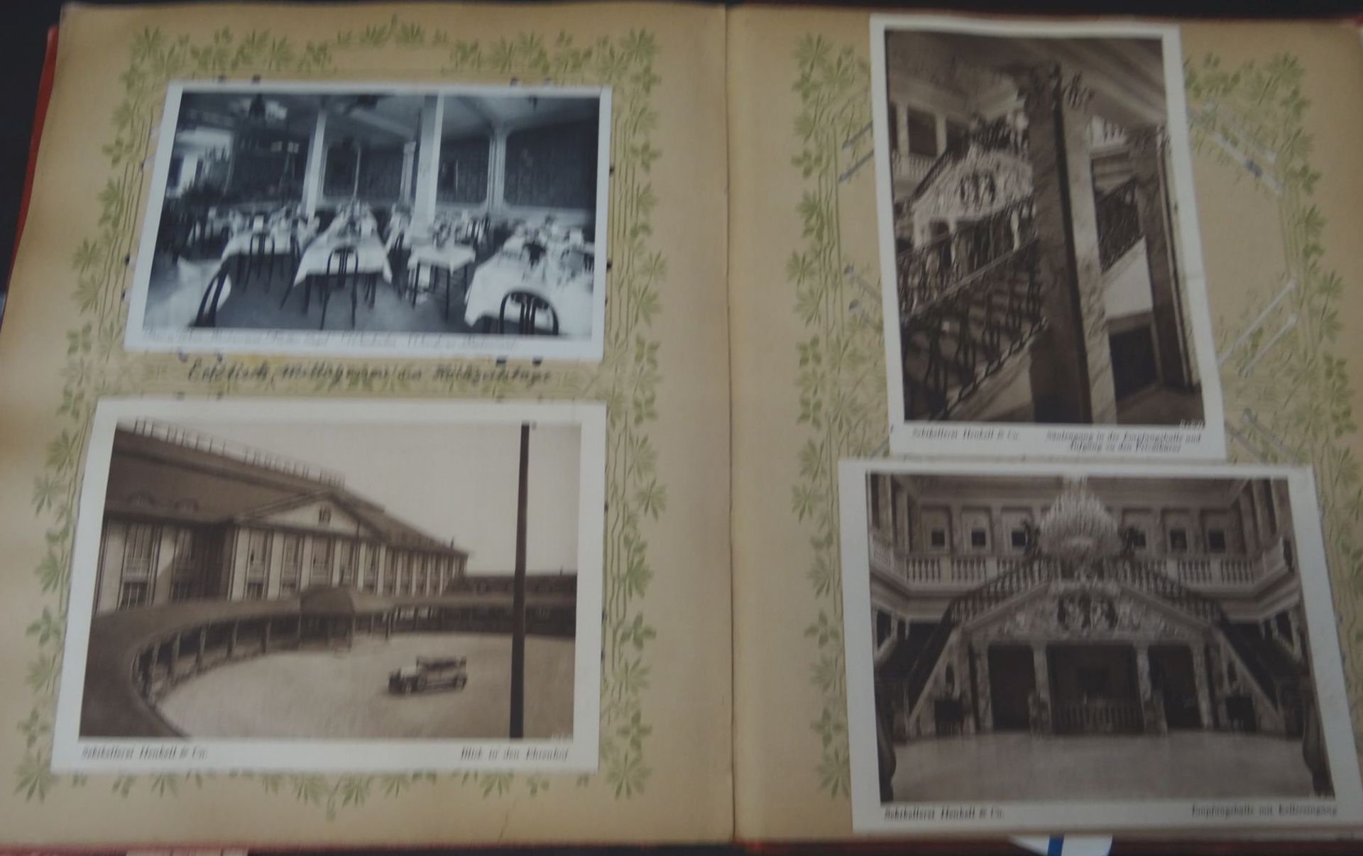 Postkaertenalbum mit ca. 107 Karten, auch einige Fotos,Reisen 1932--34, - Bild 10 aus 10
