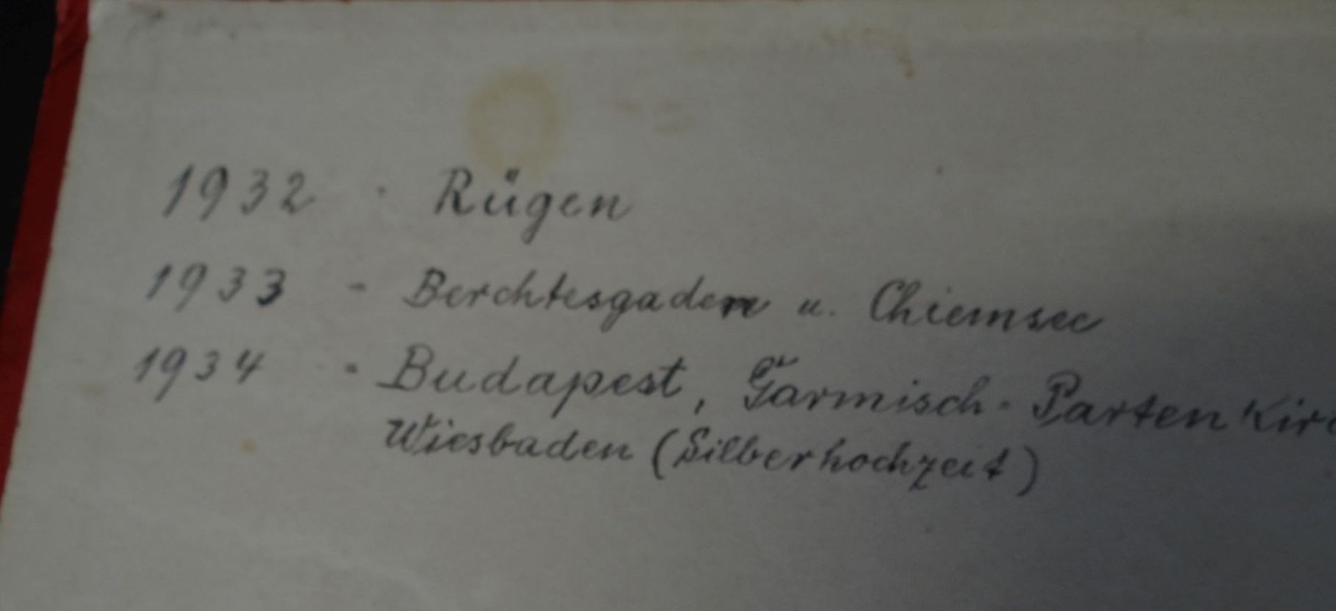 Postkaertenalbum mit ca. 107 Karten, auch einige Fotos,Reisen 1932--34, - Bild 2 aus 10