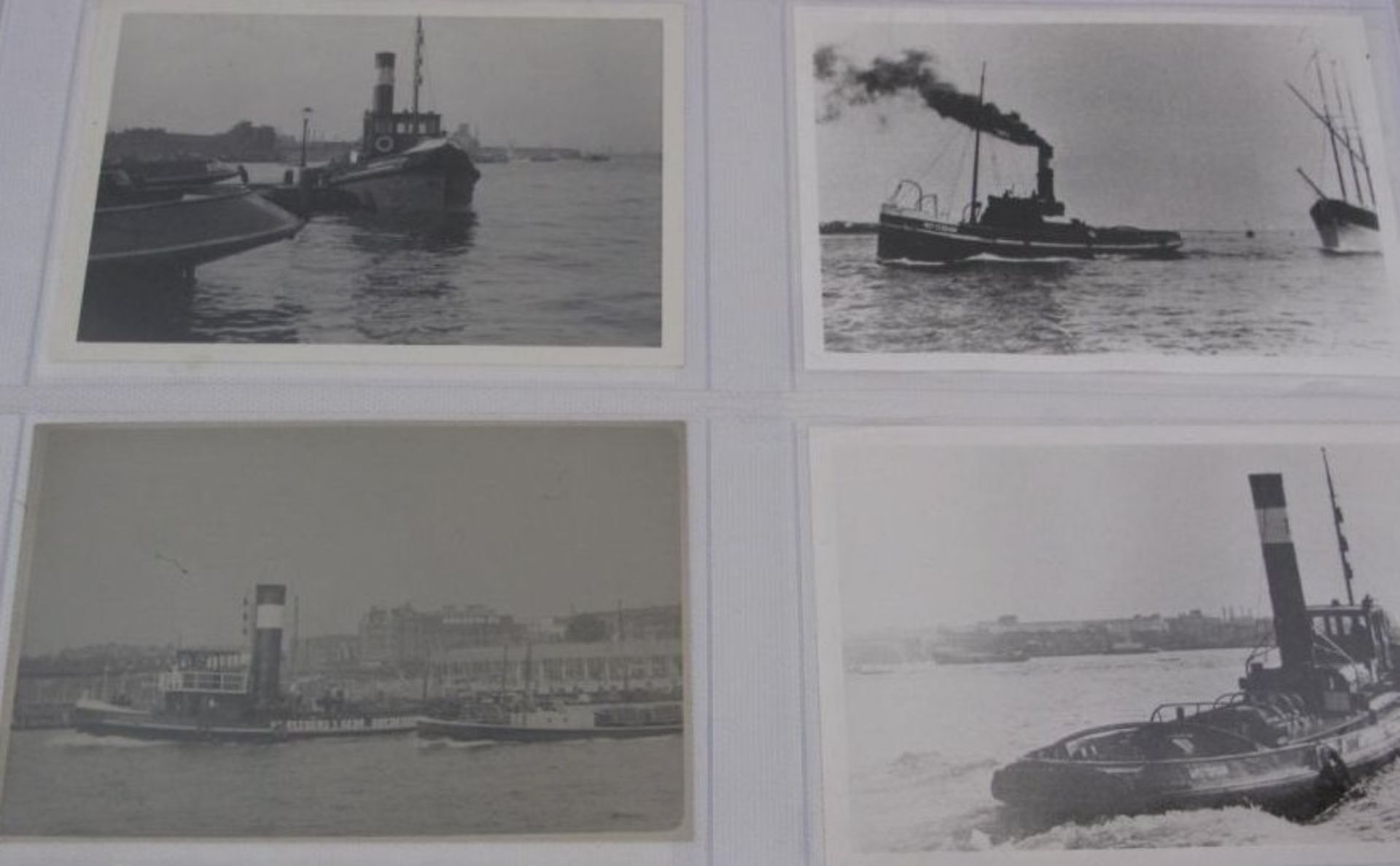 Album mit div. Fotos und Karten, niederländische Schlepper, ca. 160 Stück - Bild 4 aus 4
