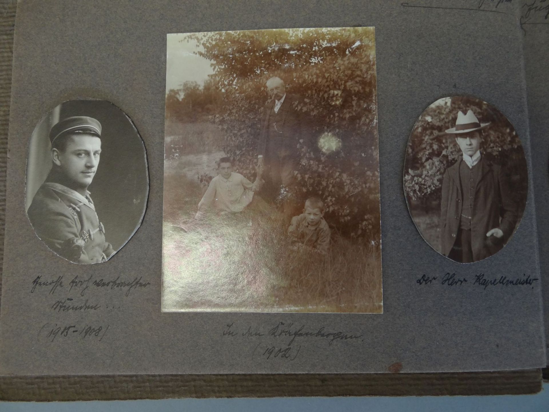Fotoalbum, 1900-1917,43 Stück, hpts. Soldatenbilder 1.W - Bild 2 aus 7