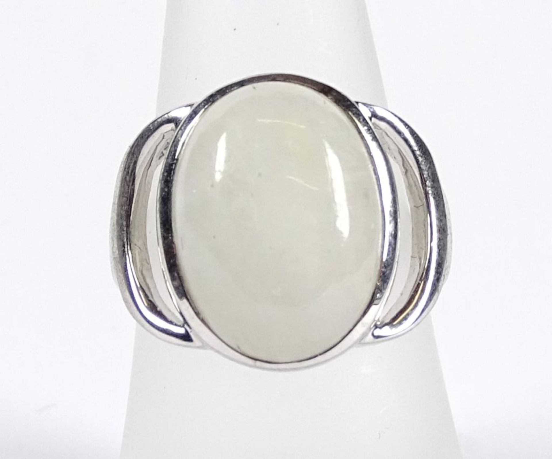 Ring,Silber -925-,Mondstein,6,1gr.,RG 53
