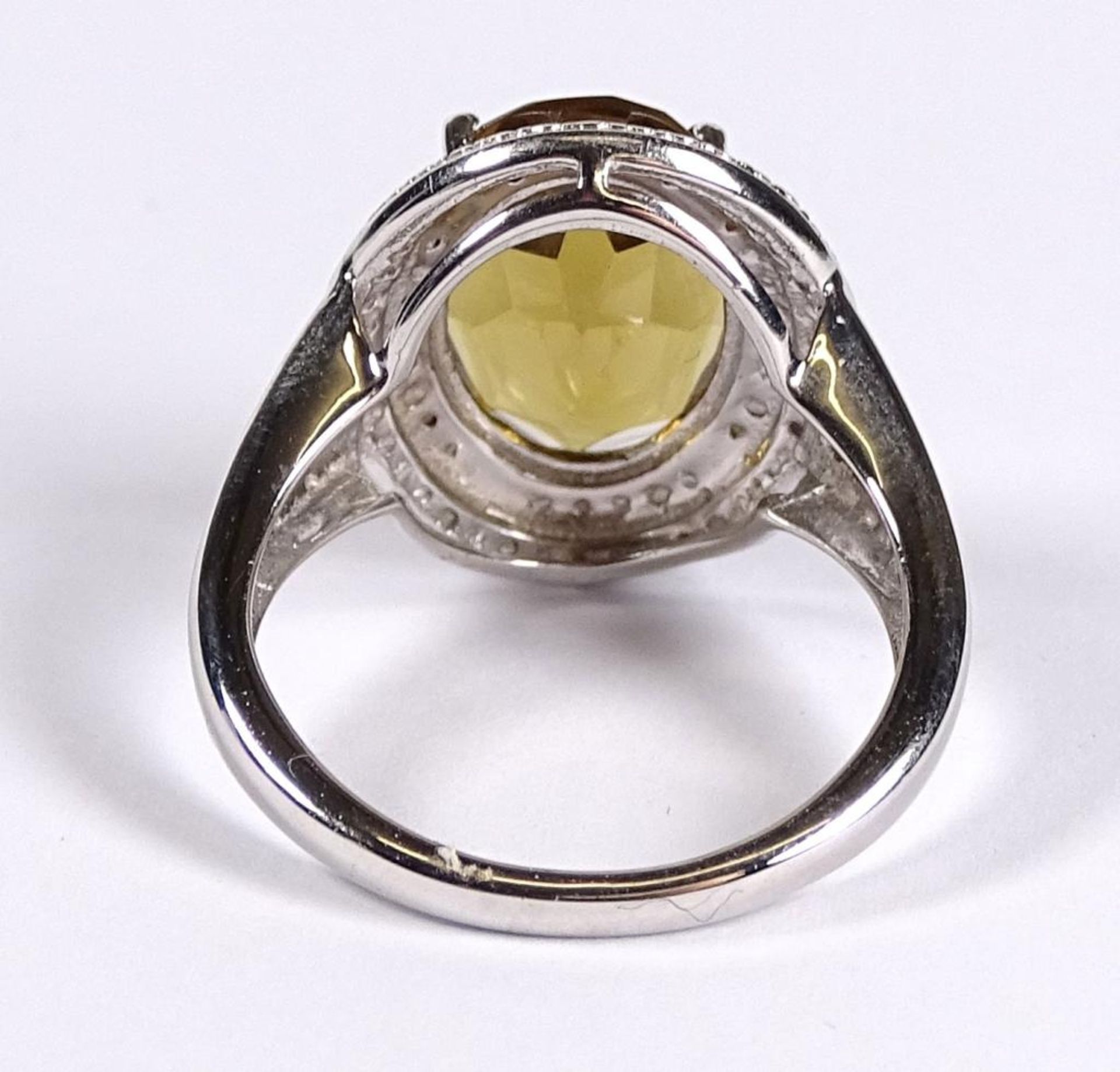 Ring,Silber -925-,Champagner Quarz,5,4gr.,RG 56 - Bild 3 aus 3
