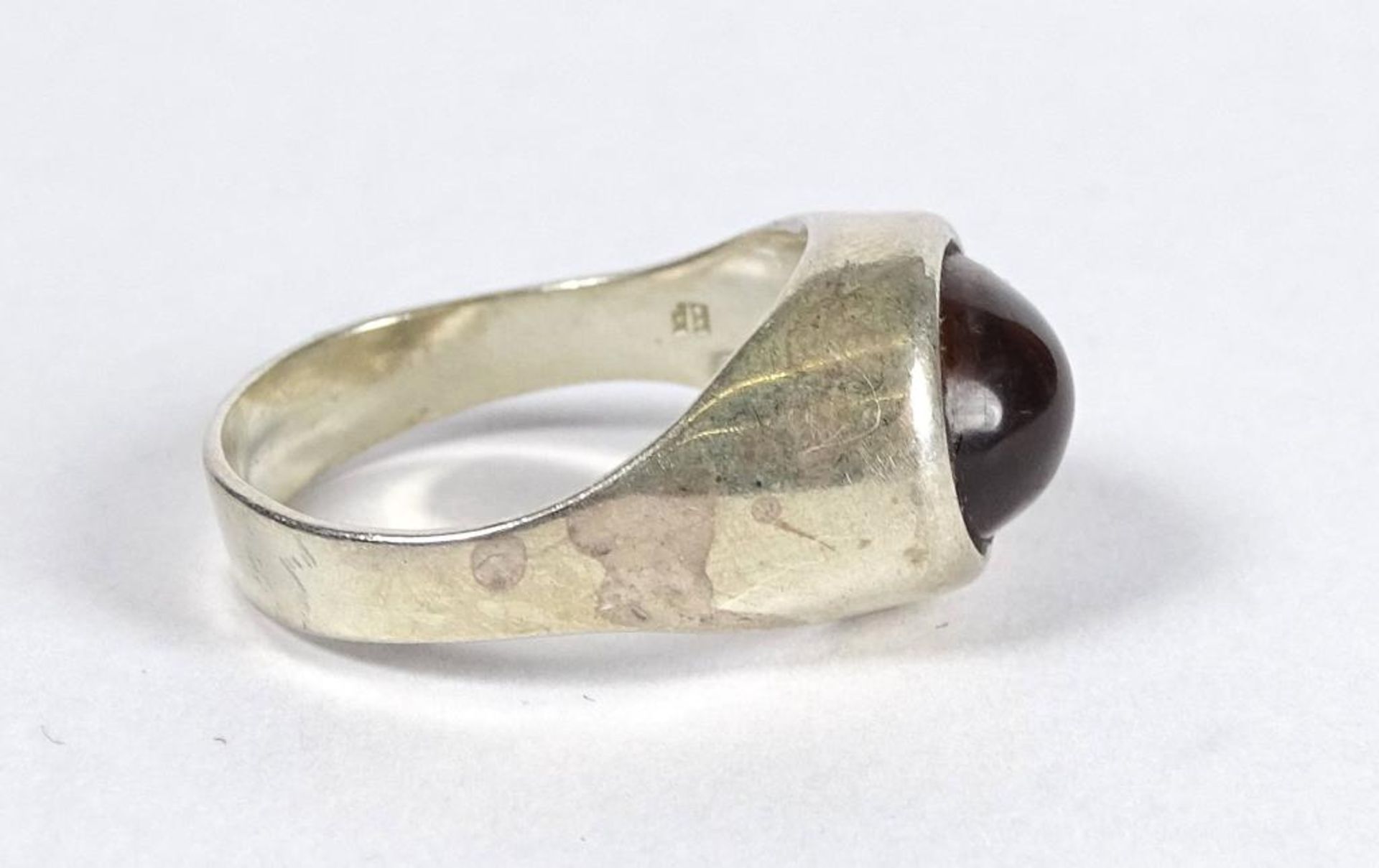 Bernstein Ring, Silber -830-, 3,9gr.RG 54 - Bild 2 aus 3