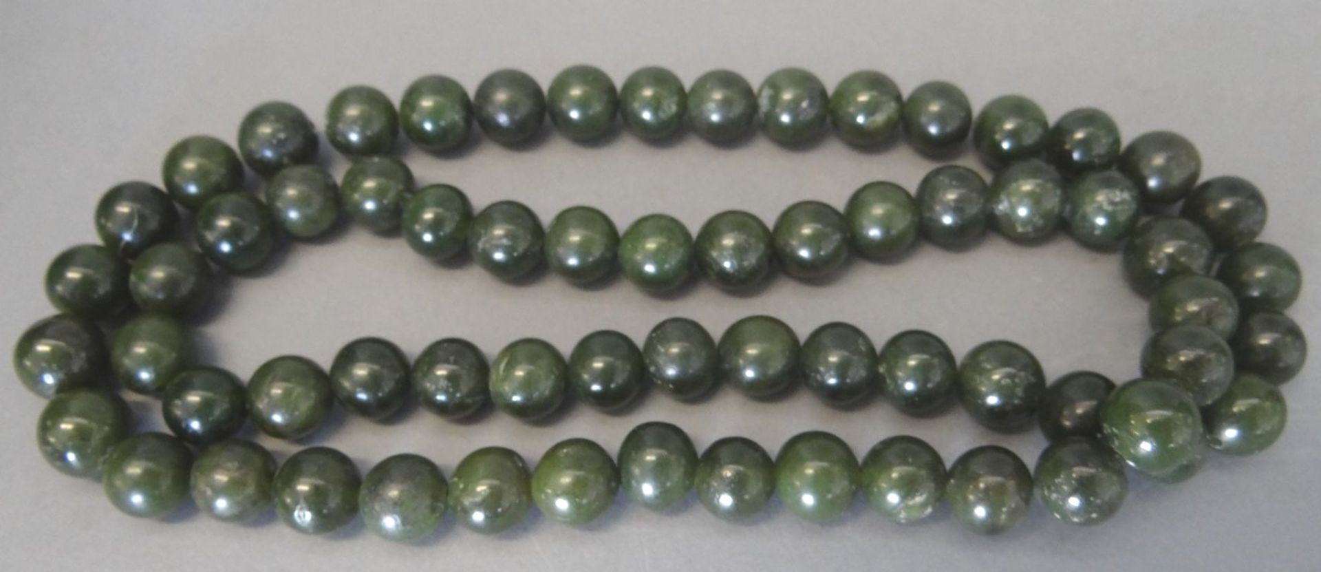 grüne Steinkette endlos, L-30 cm (60 cm