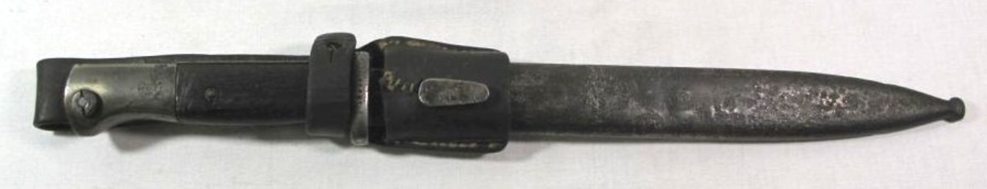 Bajonett wohl 2. WK, Parierstange mit Nr. F 10618, L-41cm. - Bild 2 aus 2