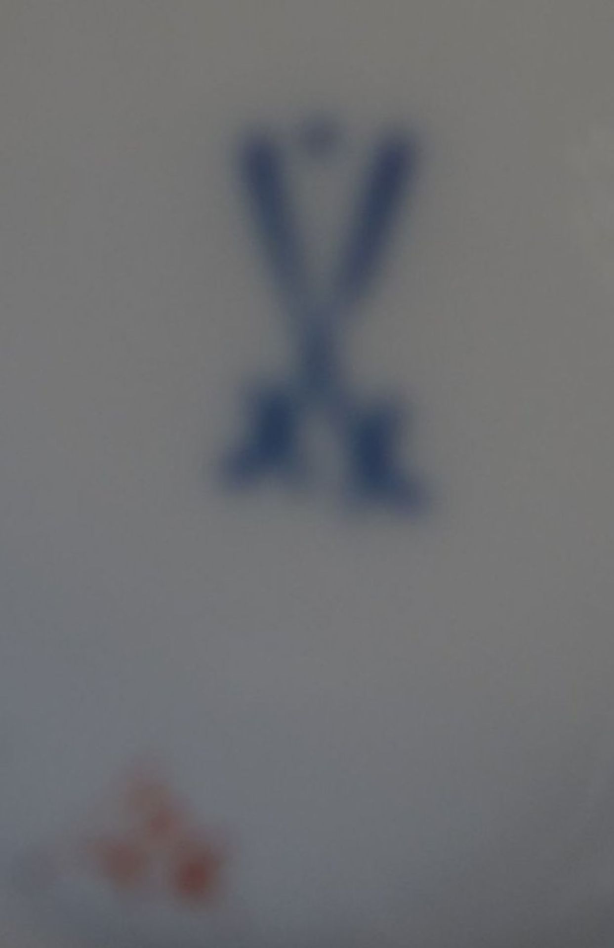 gr. Sahnekännchen "Meissen" Streublume, 1.Wahl, Schwerter mit Punkt, H-13,5 c - Bild 4 aus 4