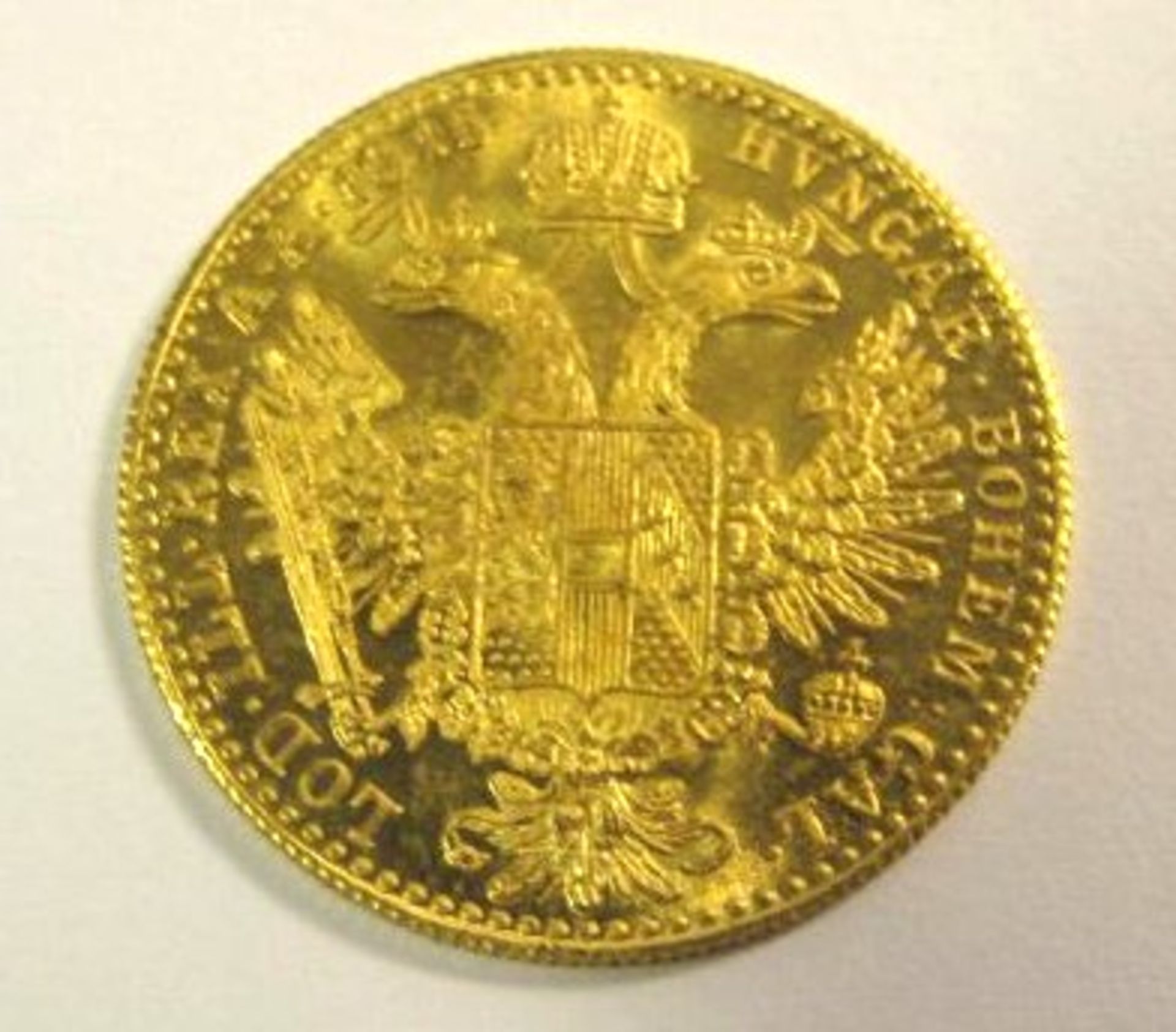 Münze,Österreich, 1 Dukat, 1915, Nachprägung, 986 GG, 3,4 - Bild 2 aus 2