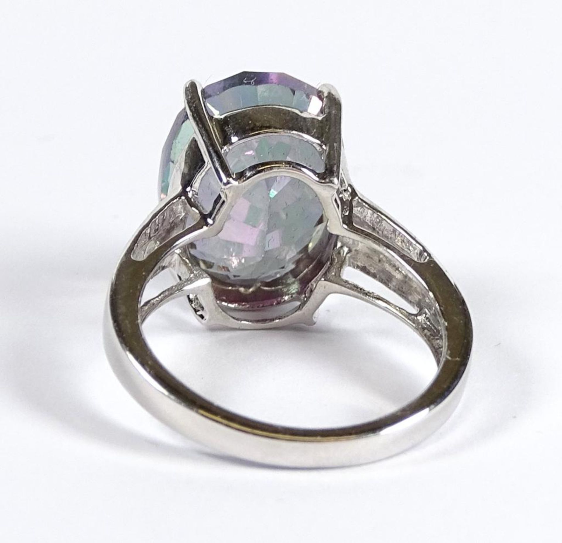 Ring,Silber -925-,Mystic Quarz, 6,4gr.,RG 56 - Bild 3 aus 3