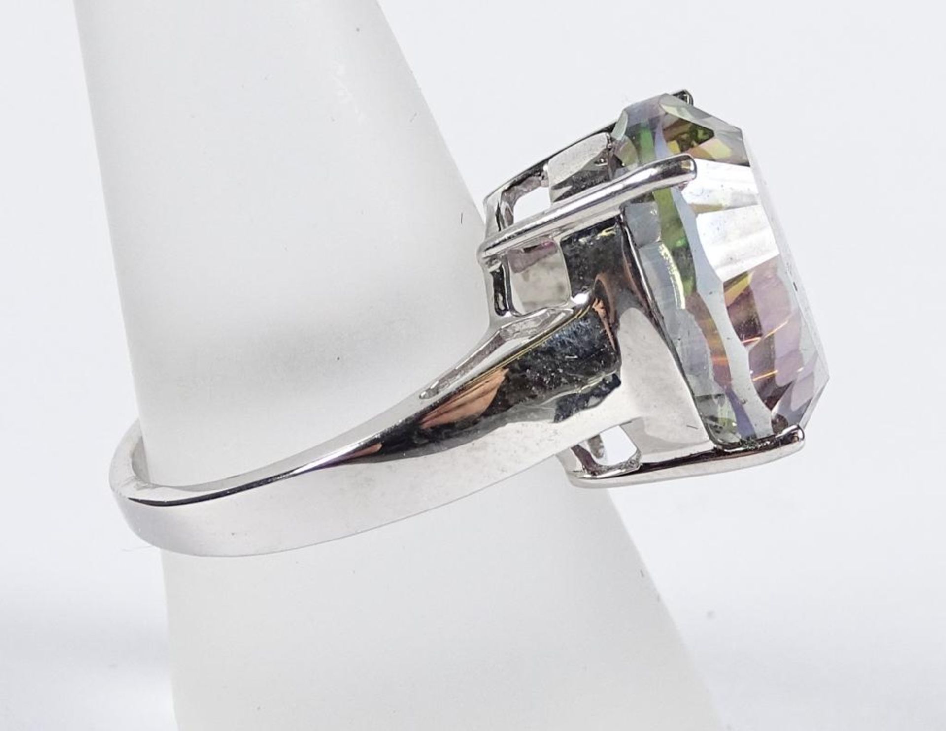 Ring,Silber -925-,Mystic Quarz, 6,4gr.,RG 56 - Bild 2 aus 3