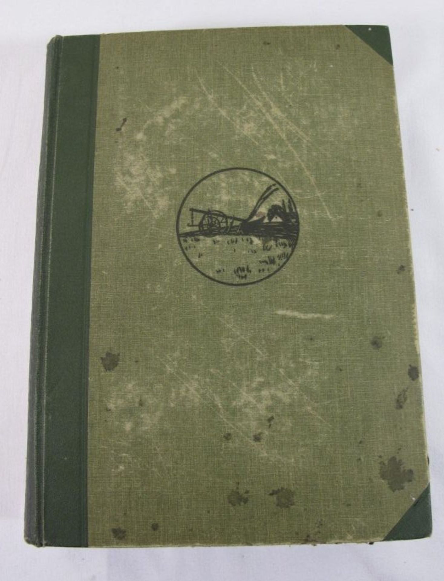 4 Bände "Landlexikon", von 1911, Band 2-5, Alters-u. Gebrauchsspure