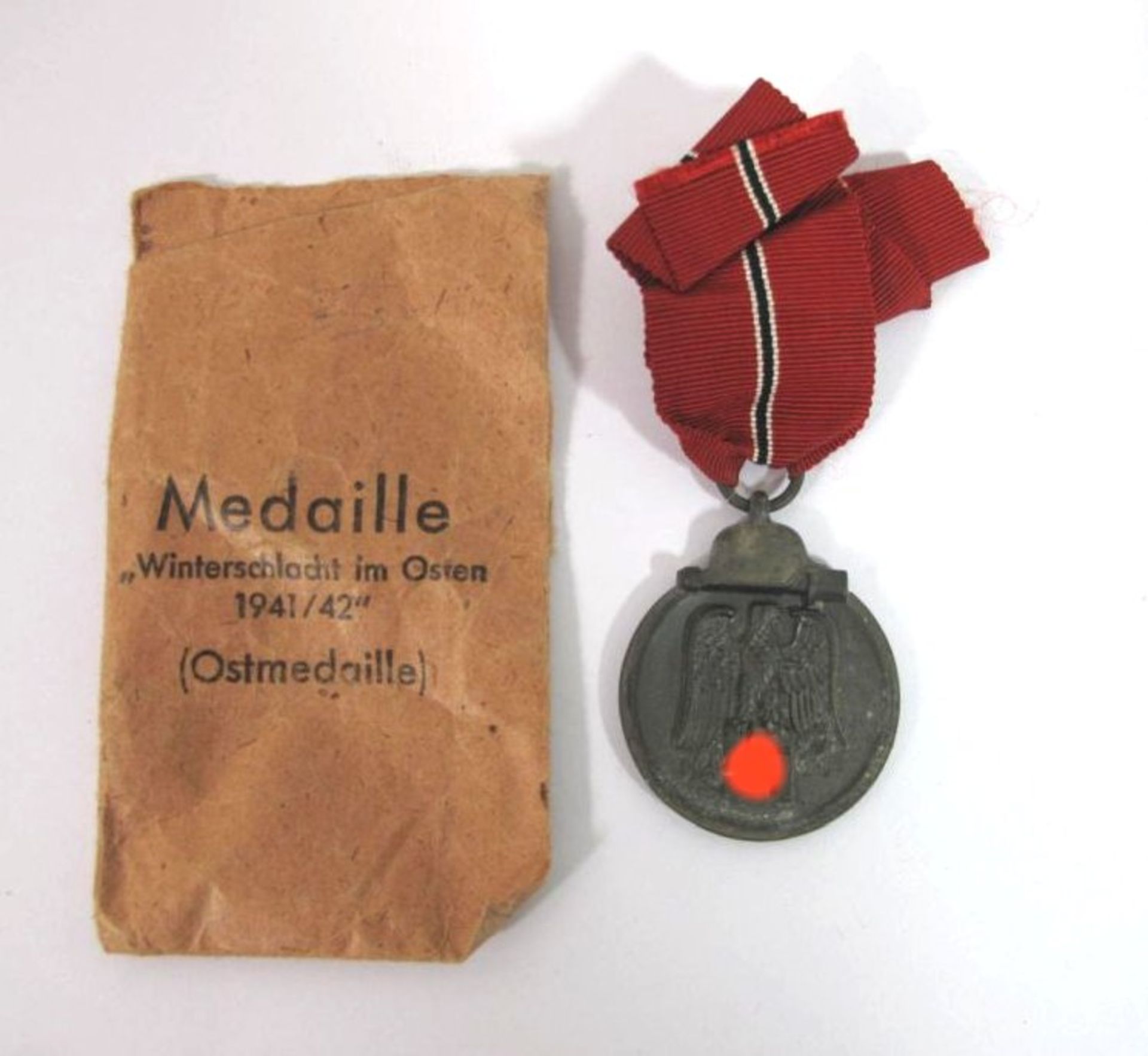 Winterschlacht-Medaille, 3. Reich, orig.Tüte.