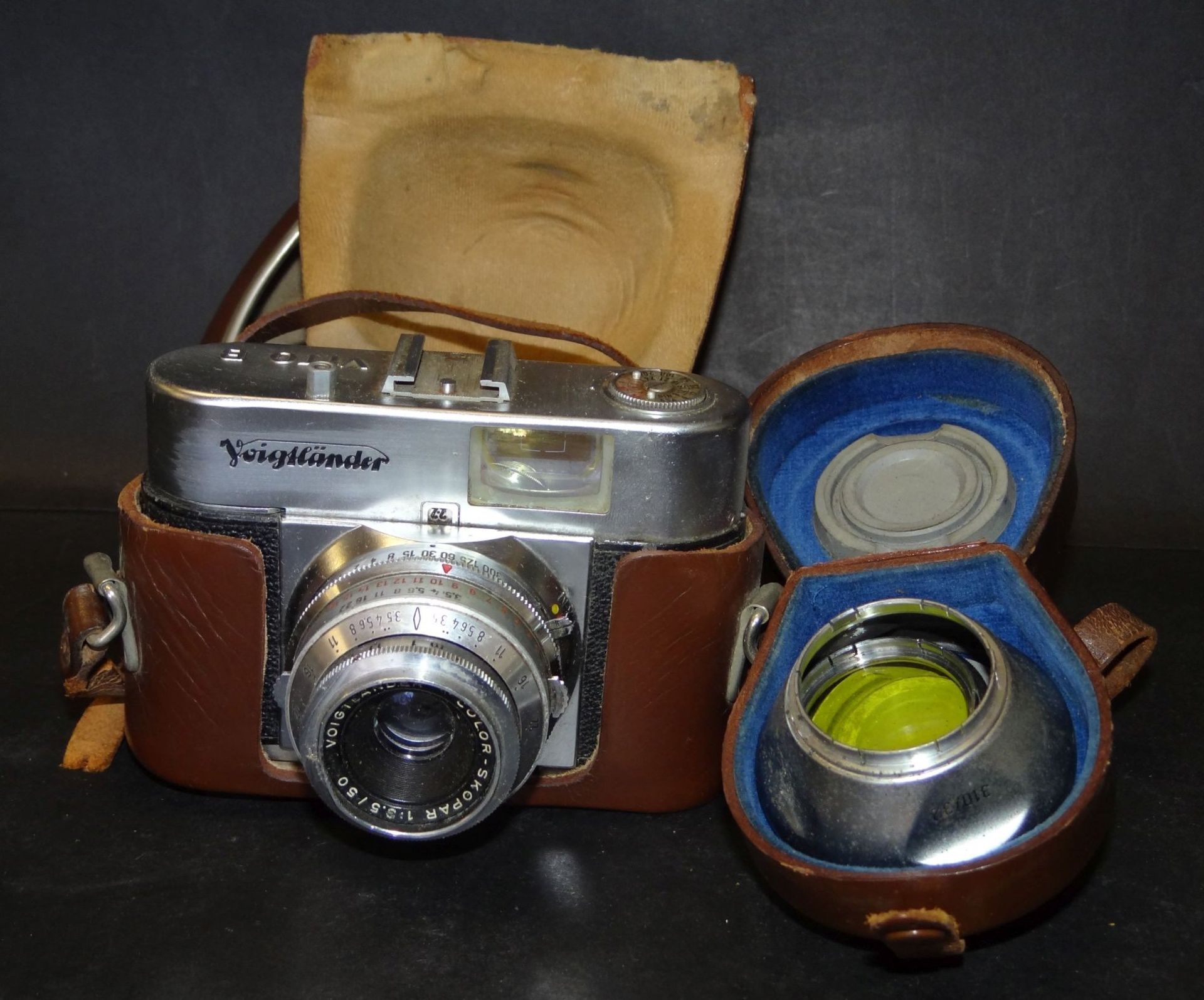 Fotoapparat "Voigtländer" Vito in Tasch - Bild 2 aus 7