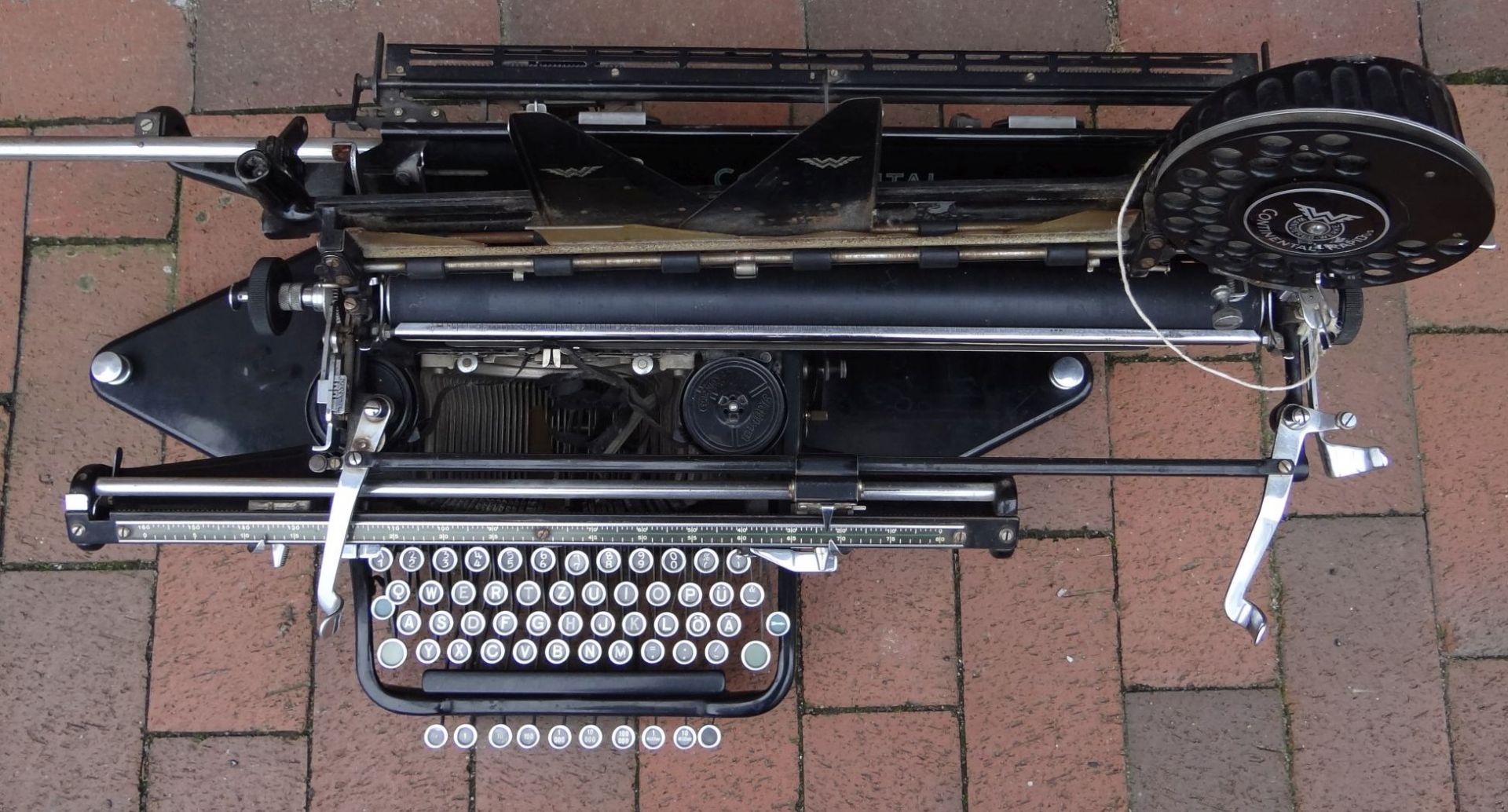 grosse Schreibmaschine "Wanderer Werke" mit Buchungsmaschine Continental Rapid, Funktion nicht - Bild 2 aus 8