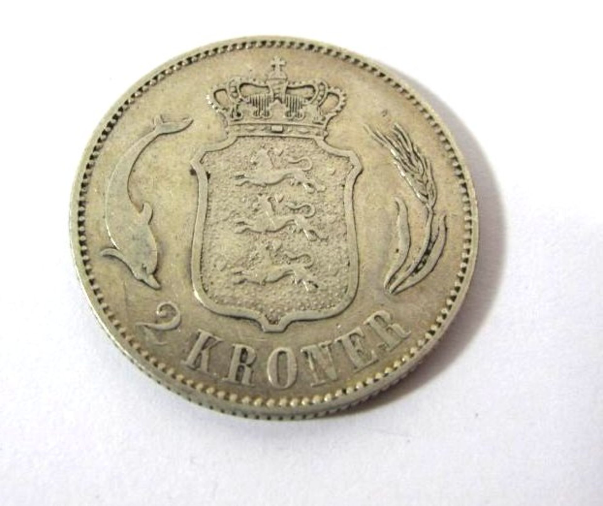 2 Kronen, Schweden, 1876, 14,7g. - Bild 2 aus 2