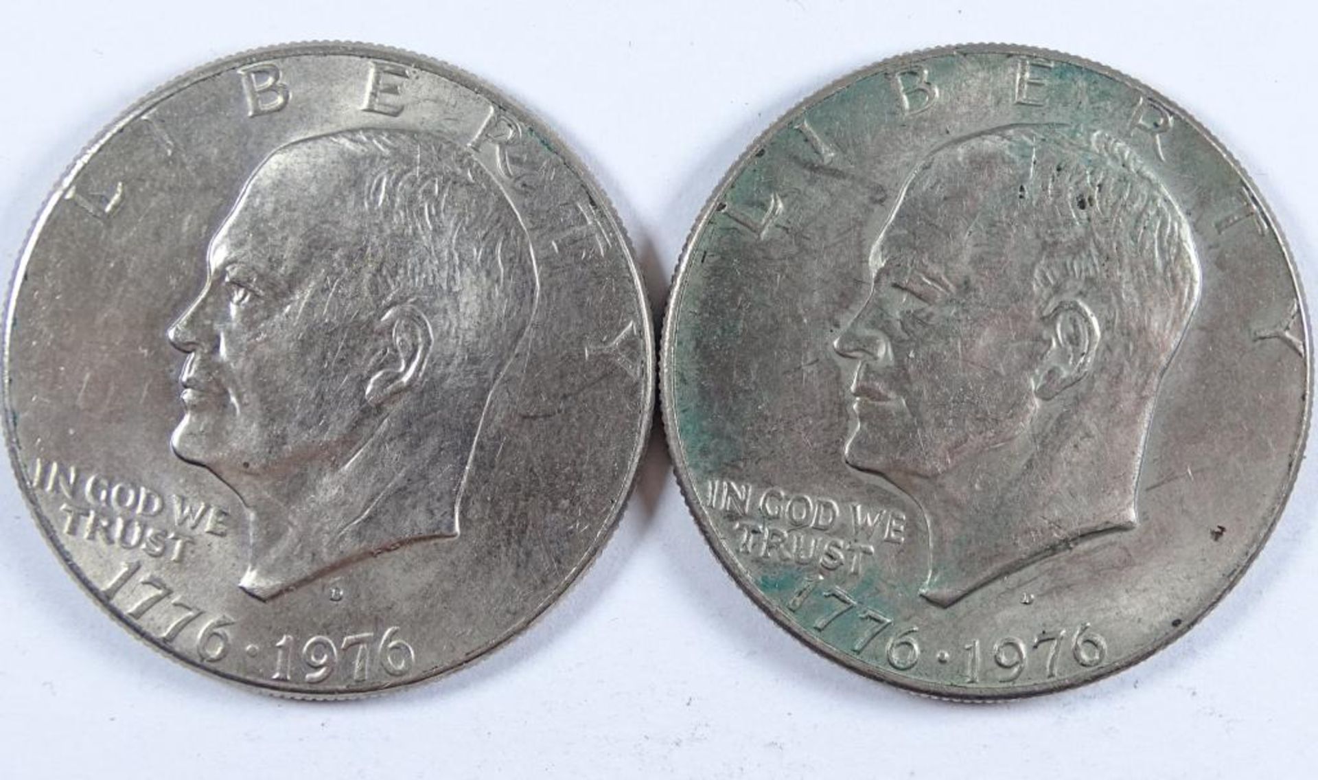 2x One Dollar,USA,1976 - Bild 2 aus 2