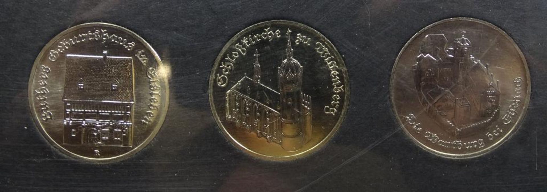 3 Münzen,"Martin Luther Ehrung 1983,DDR,OV - Bild 2 aus 4