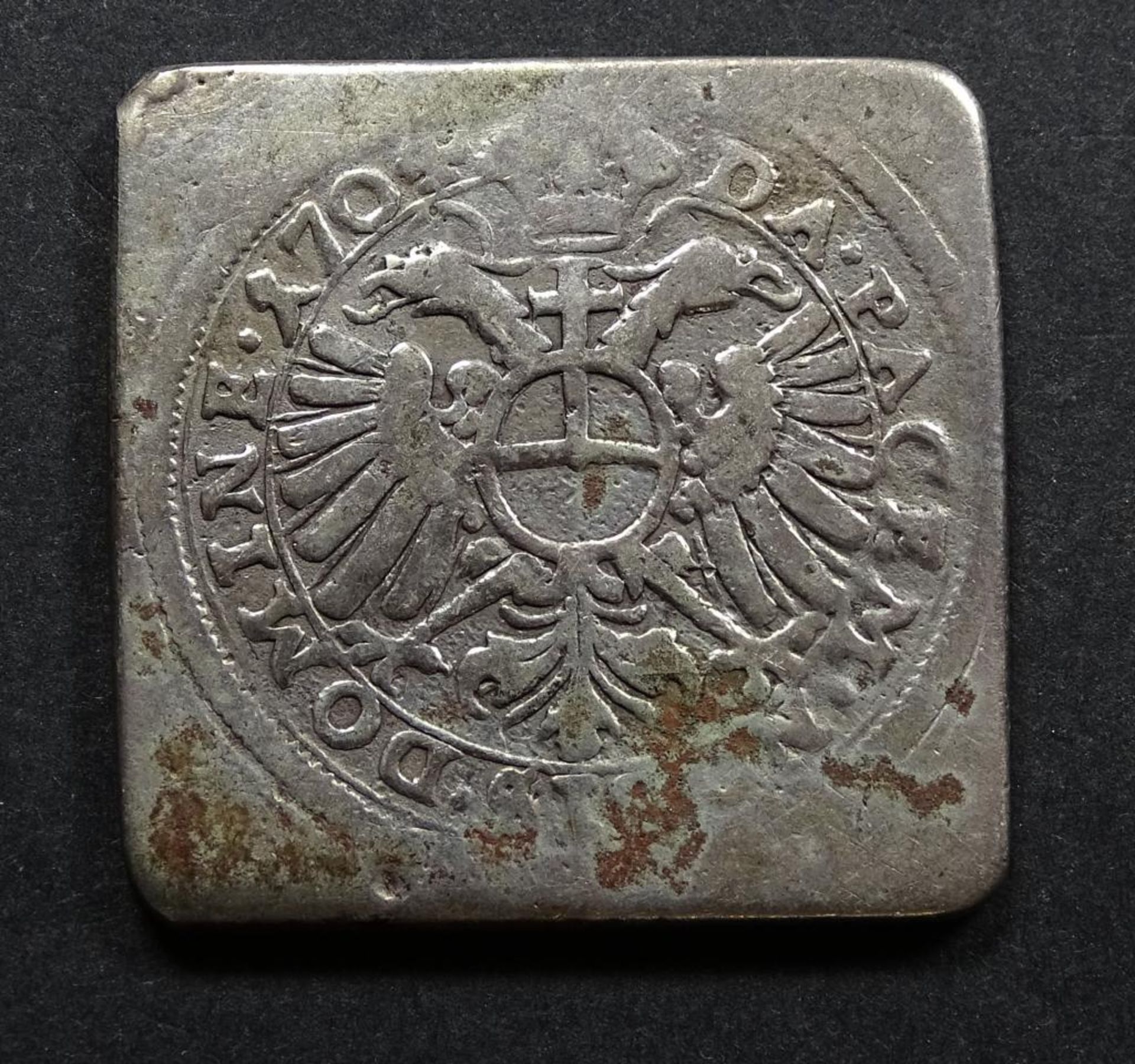 Seltene Medaille/Münze, 1704, Klippe,28,0x28,5mm, 14,3gr - Bild 2 aus 2