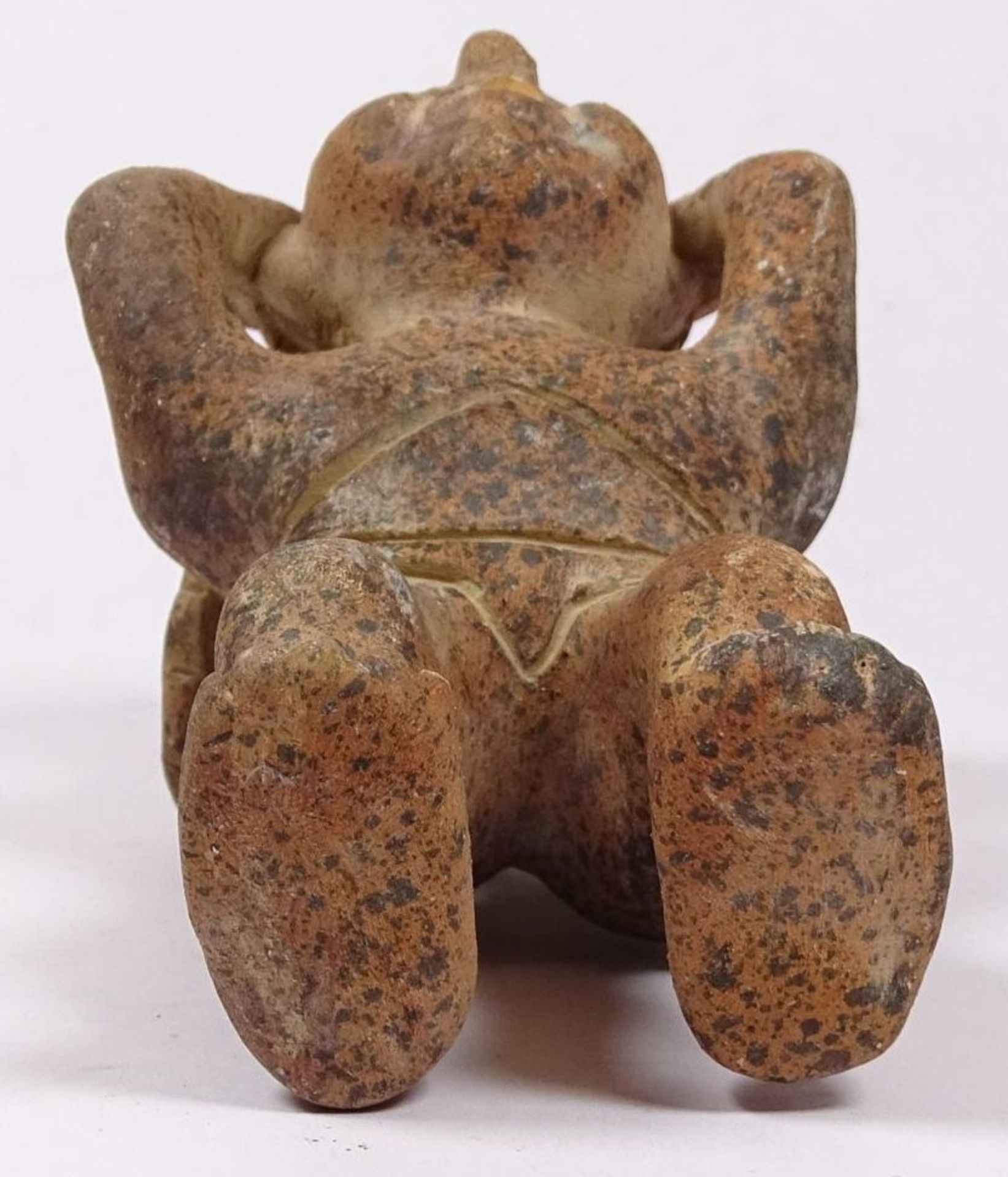 Tonfigur, wohl Inka, Lastenträger, Museumsreplik?, nach antiken Vorbild, H-10 c - Bild 6 aus 6