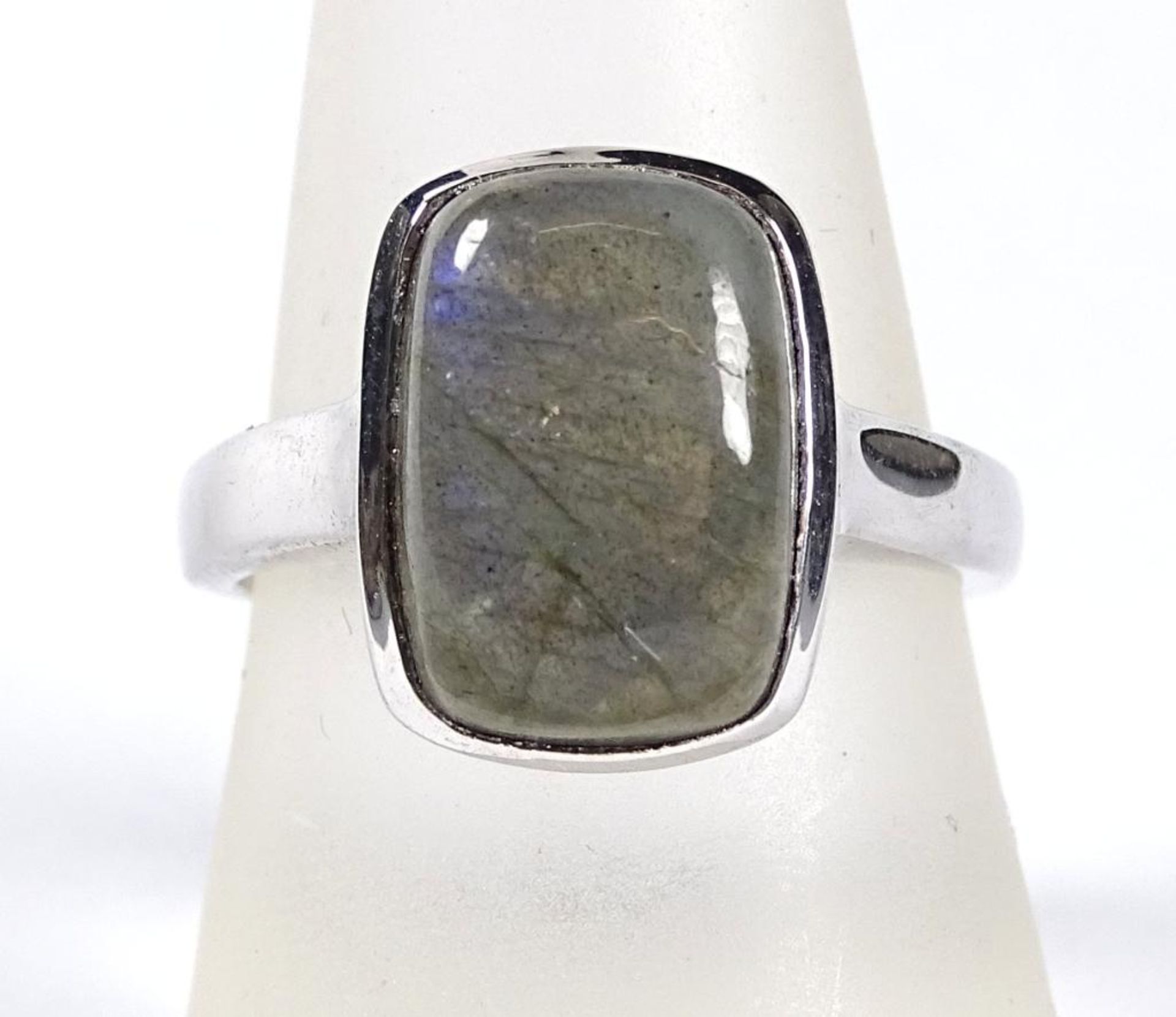 Labradorit Ring,Silber 925er,IV-gestempelt, 6,9gr., RG 59