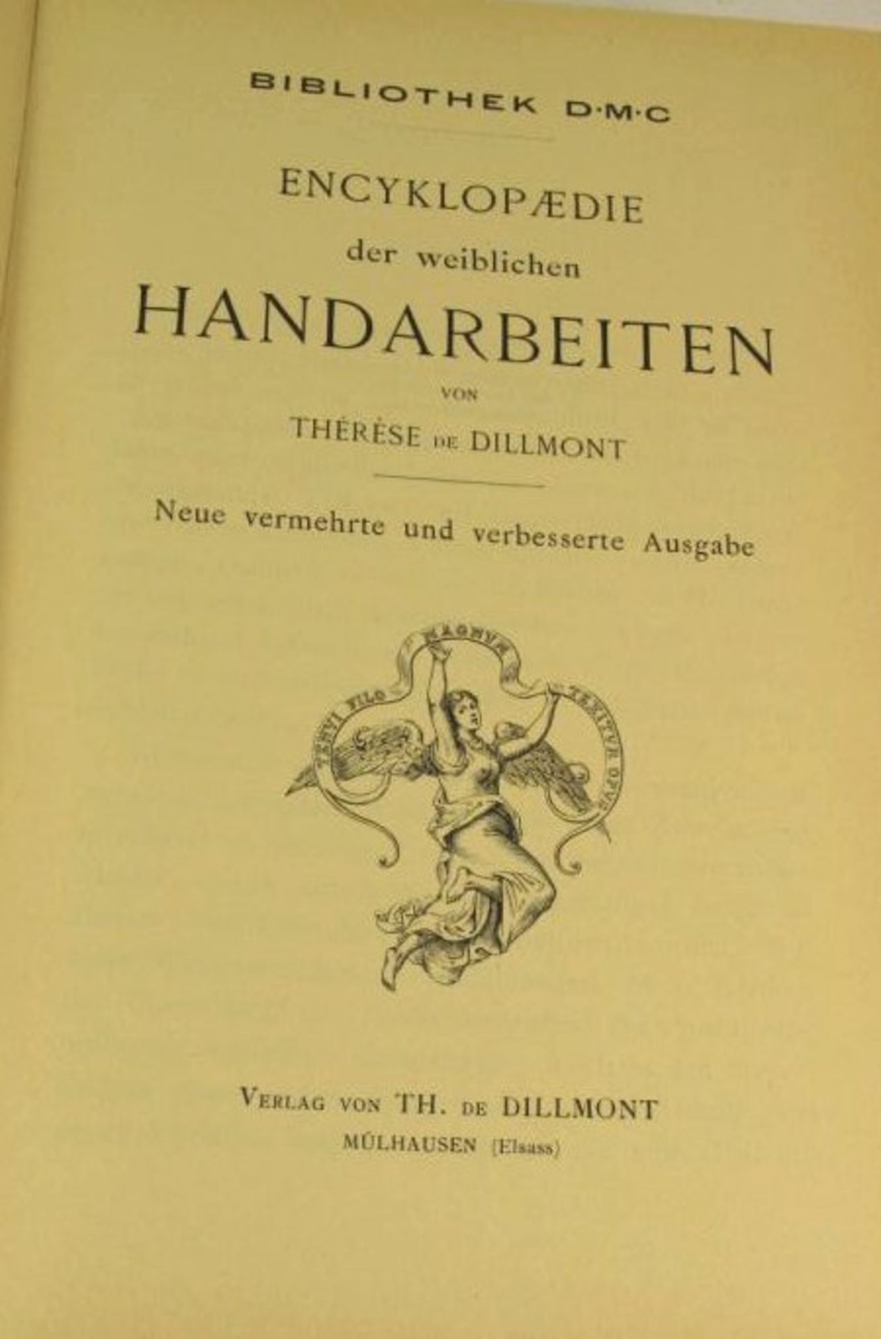 Encyklopädie der weiblichen Handarbeiten, reprint der Ausgabe von 1908, Thérése de Dillmont. - Bild 2 aus 2