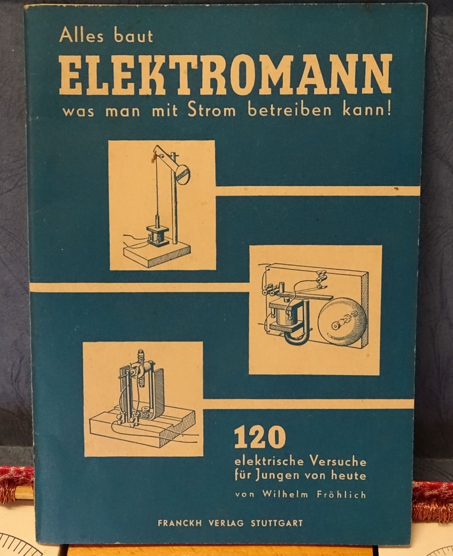 altes Spiel "Elektromann" in orig. Karton, Vollständigkeit nicht überprüft, 24x36 - Bild 3 aus 4