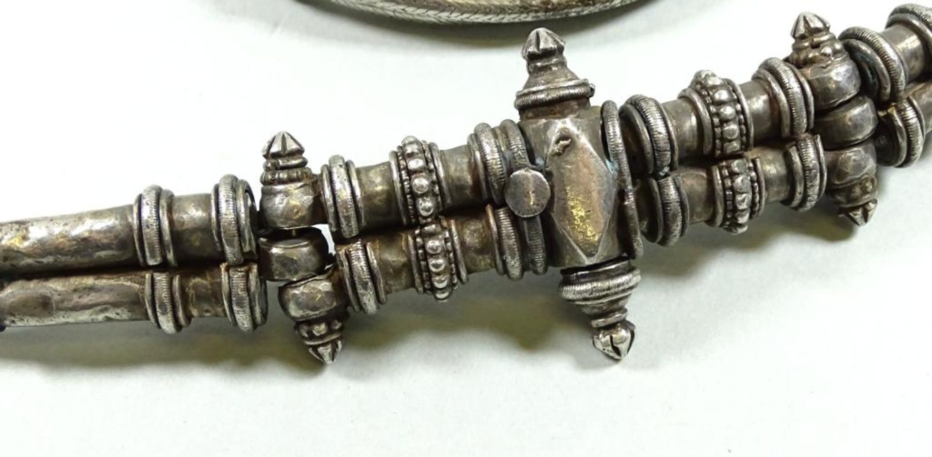 Große schwere antike Kette,Silber, dem Stil nach Renaissance?,L- 84cm, 289,9gr - Bild 4 aus 4