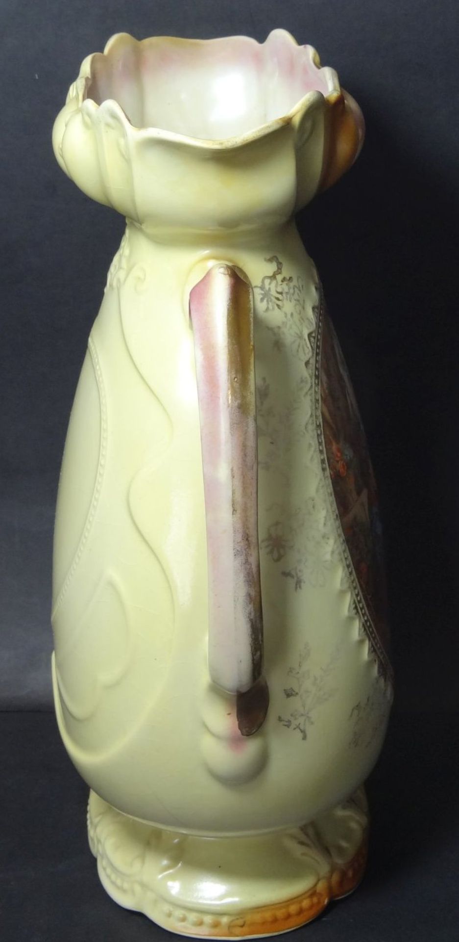 Jugendstil-Vase, England, H-35 cm - Bild 5 aus 8