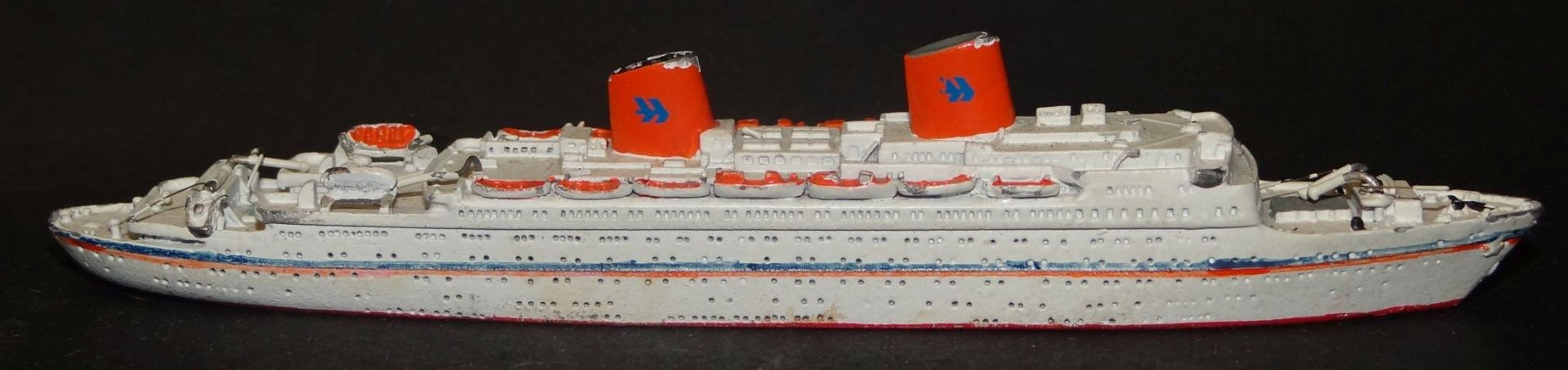 Modell Schiff von Conrad, iHolzboden mit Plexiglas, , dieses mit kl. Loch, H-7 cm, L-25 cm,anbei - Bild 8 aus 10