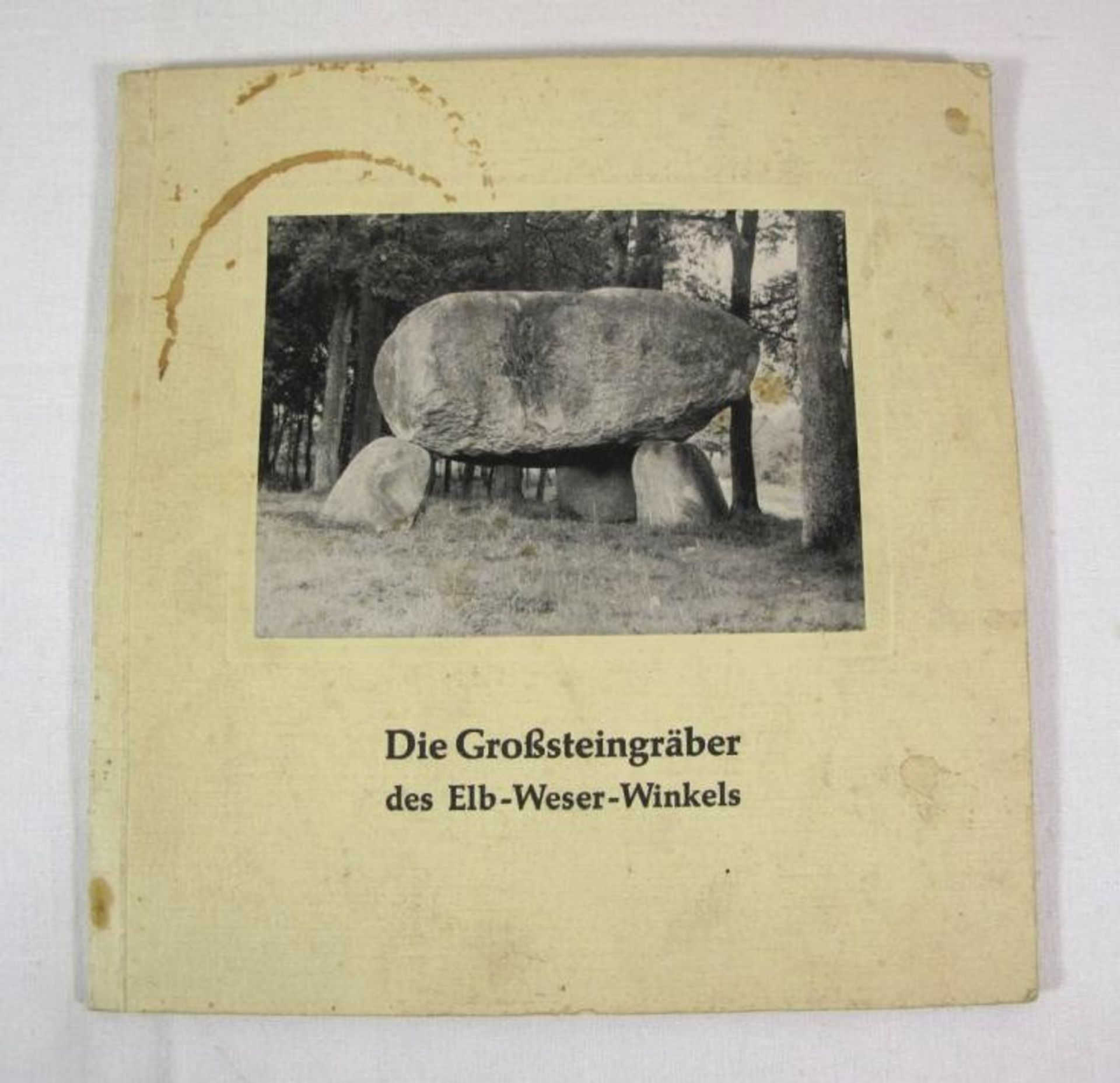 Die Großsteingräber des Elb-Weser.Winkels, 1957, Paperback, Alters-u. Gebrauchsspuren