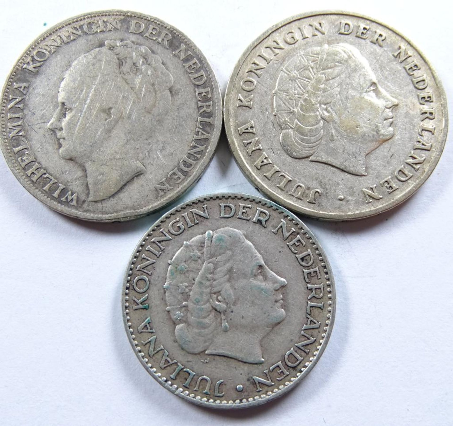 Drei Gulden,Niederlande,1957,1944,1952 - Bild 2 aus 2
