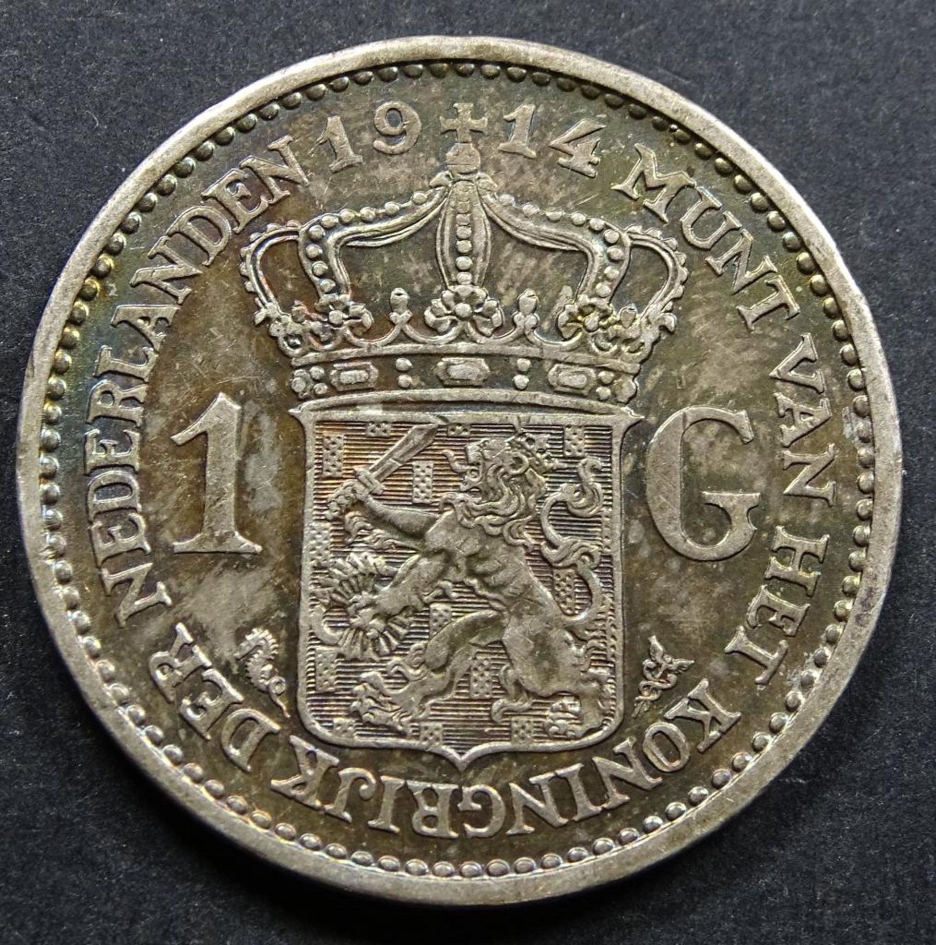 Ein Gulden 1914,vz.,Silber, Holland