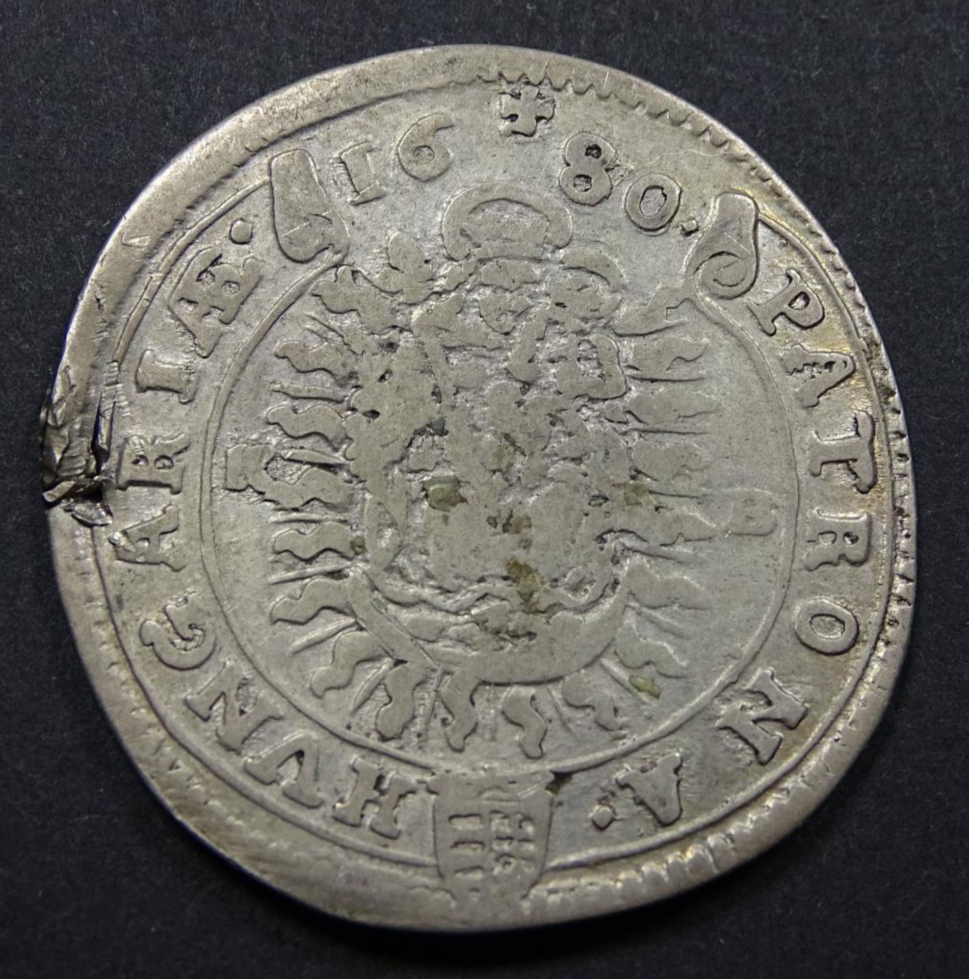 Antike Münze,Leopold 1680,d-30mm, 6,0gr
